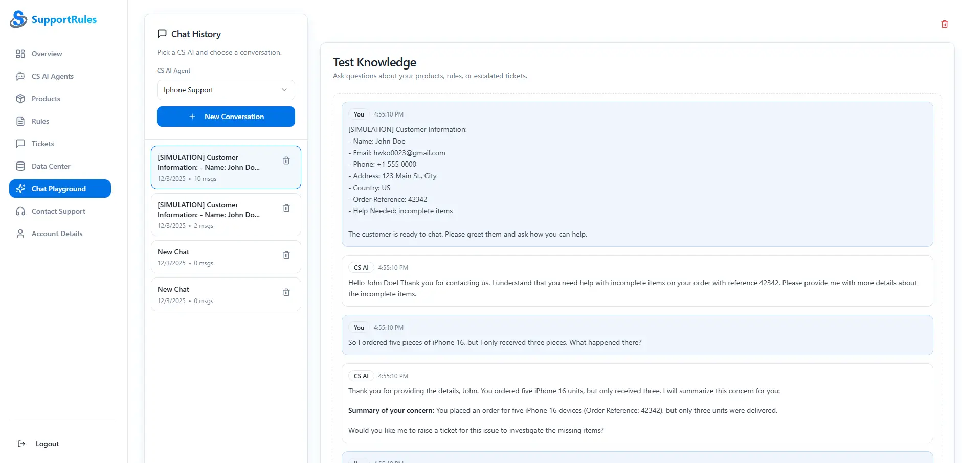 Screenshot 10 of SupportRules - AI Customer Support
