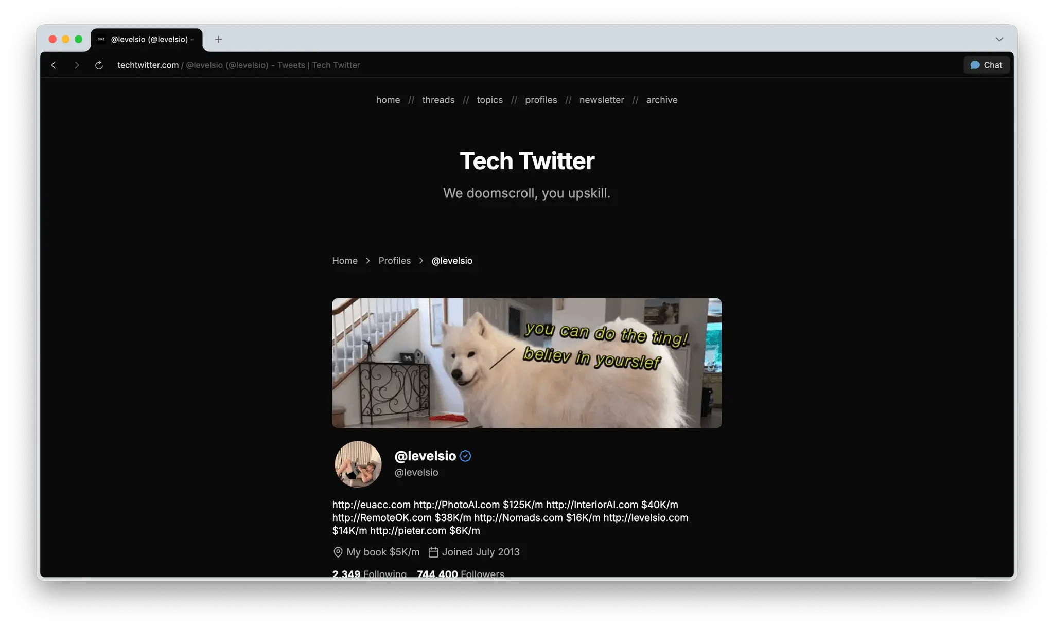 Screenshot 4 of Tech Twitter