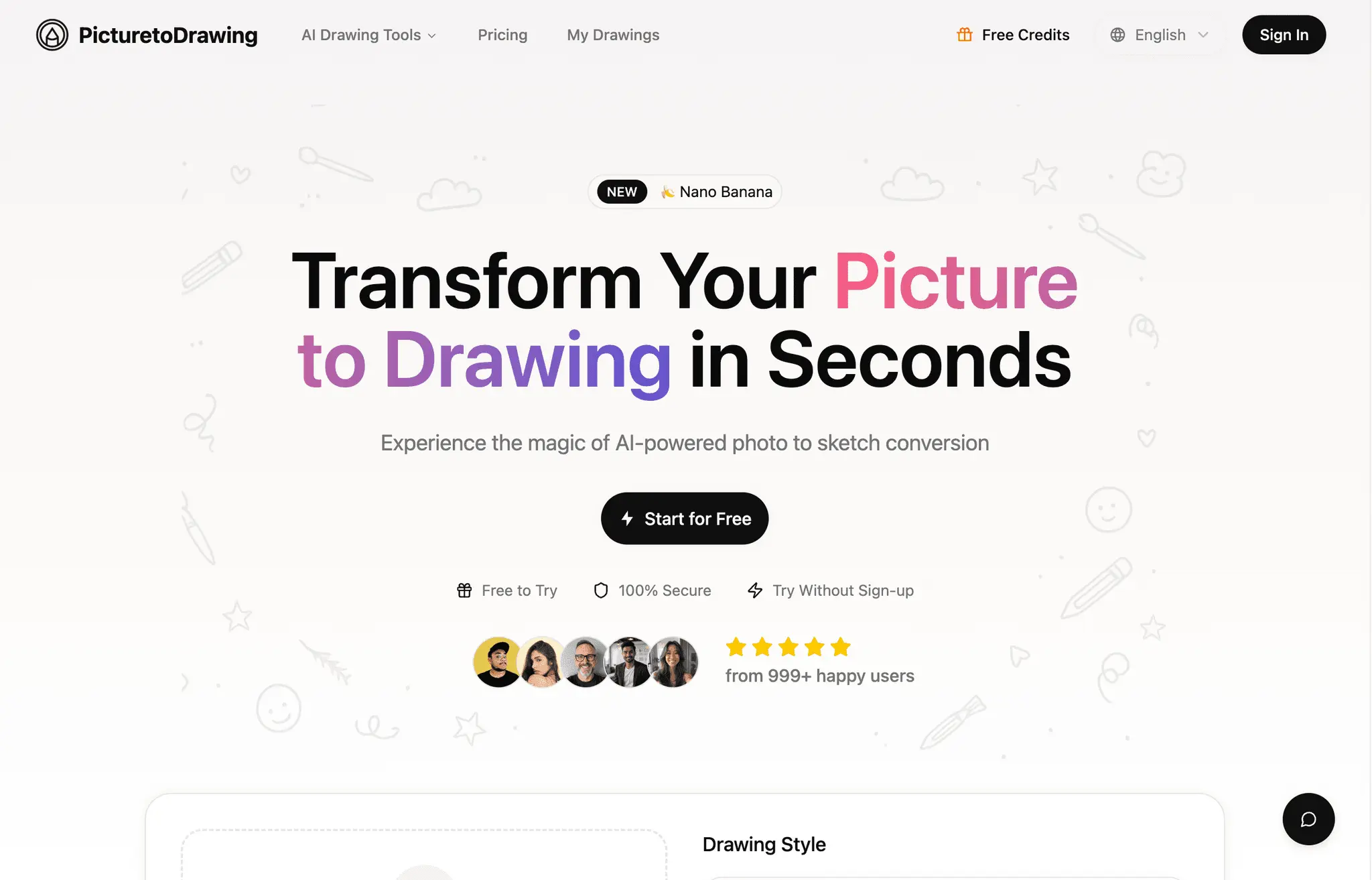 Screenshot 2 of Picture to Drawing AI