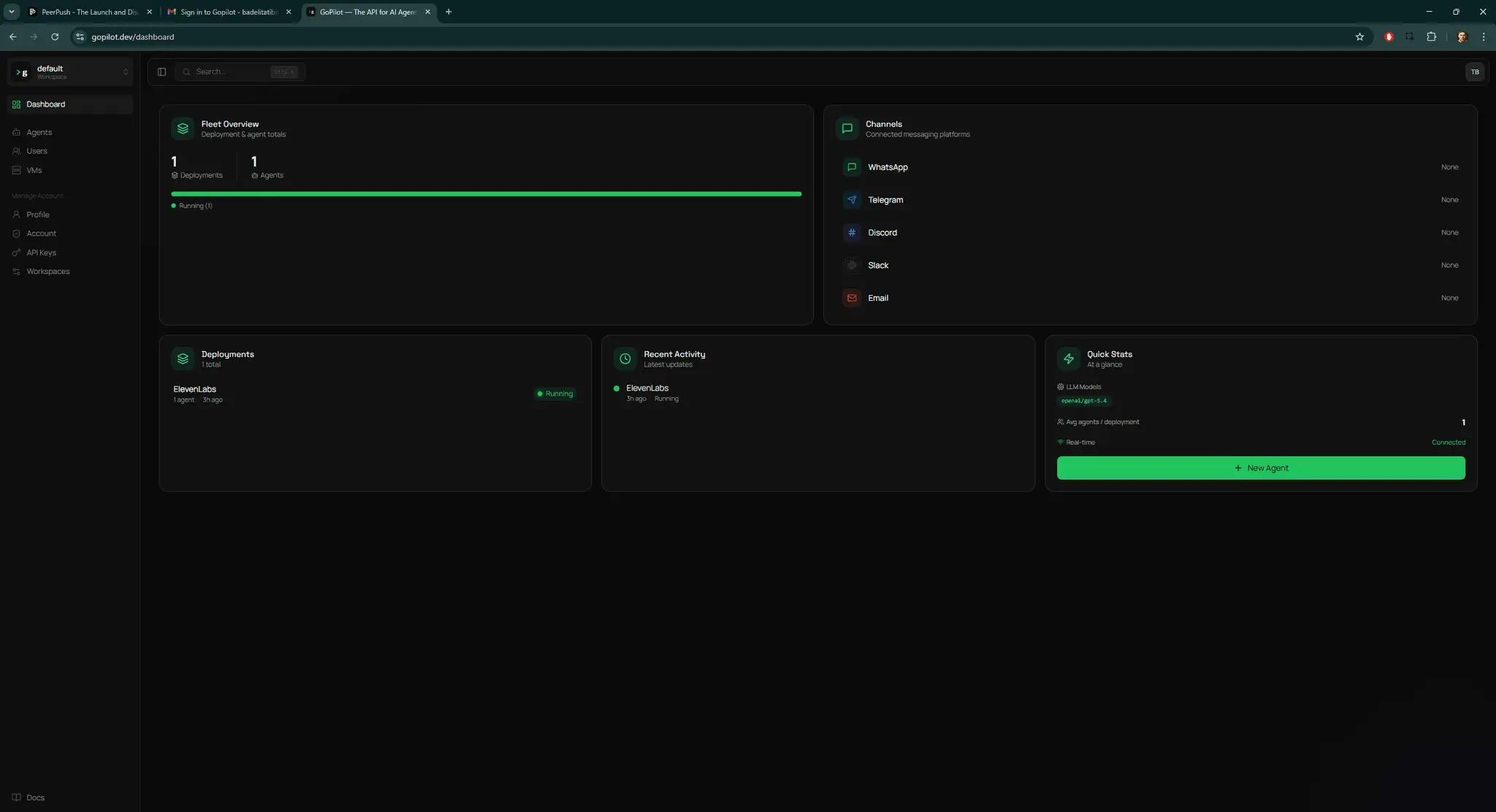 Screenshot 1 of GoPilot.dev