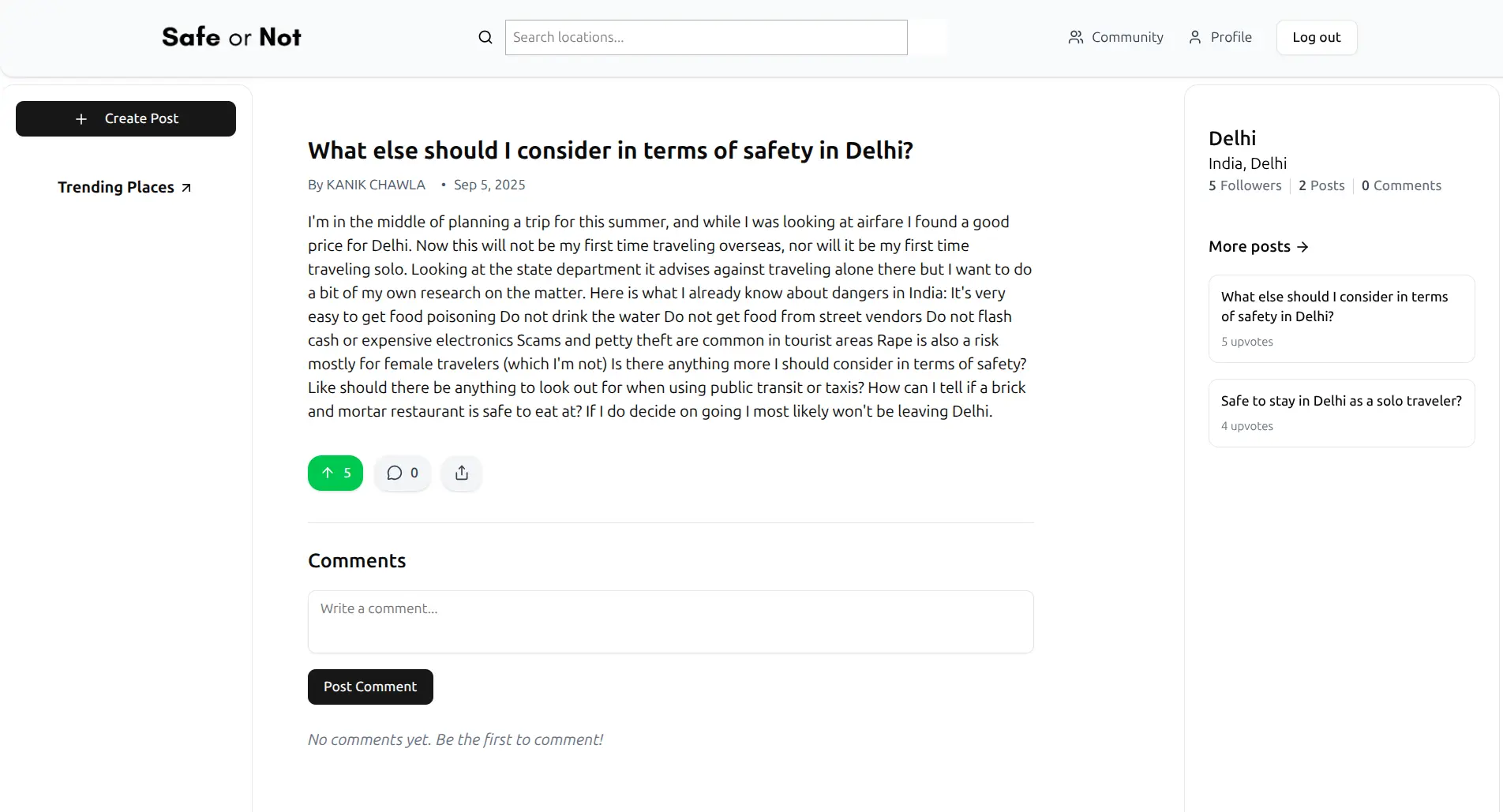 Screenshot 3 of Safe or Not