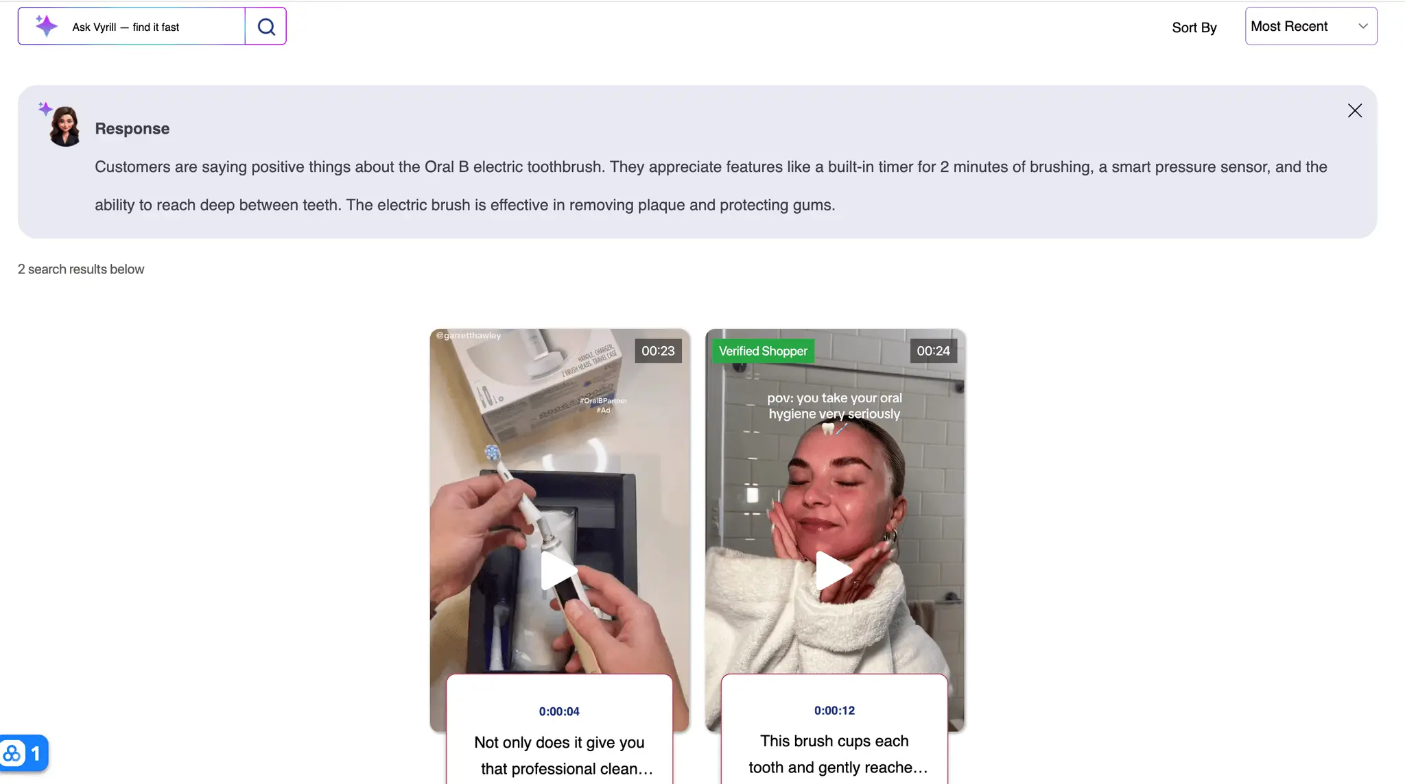 Screenshot 4 of Vyrill Video Commerce