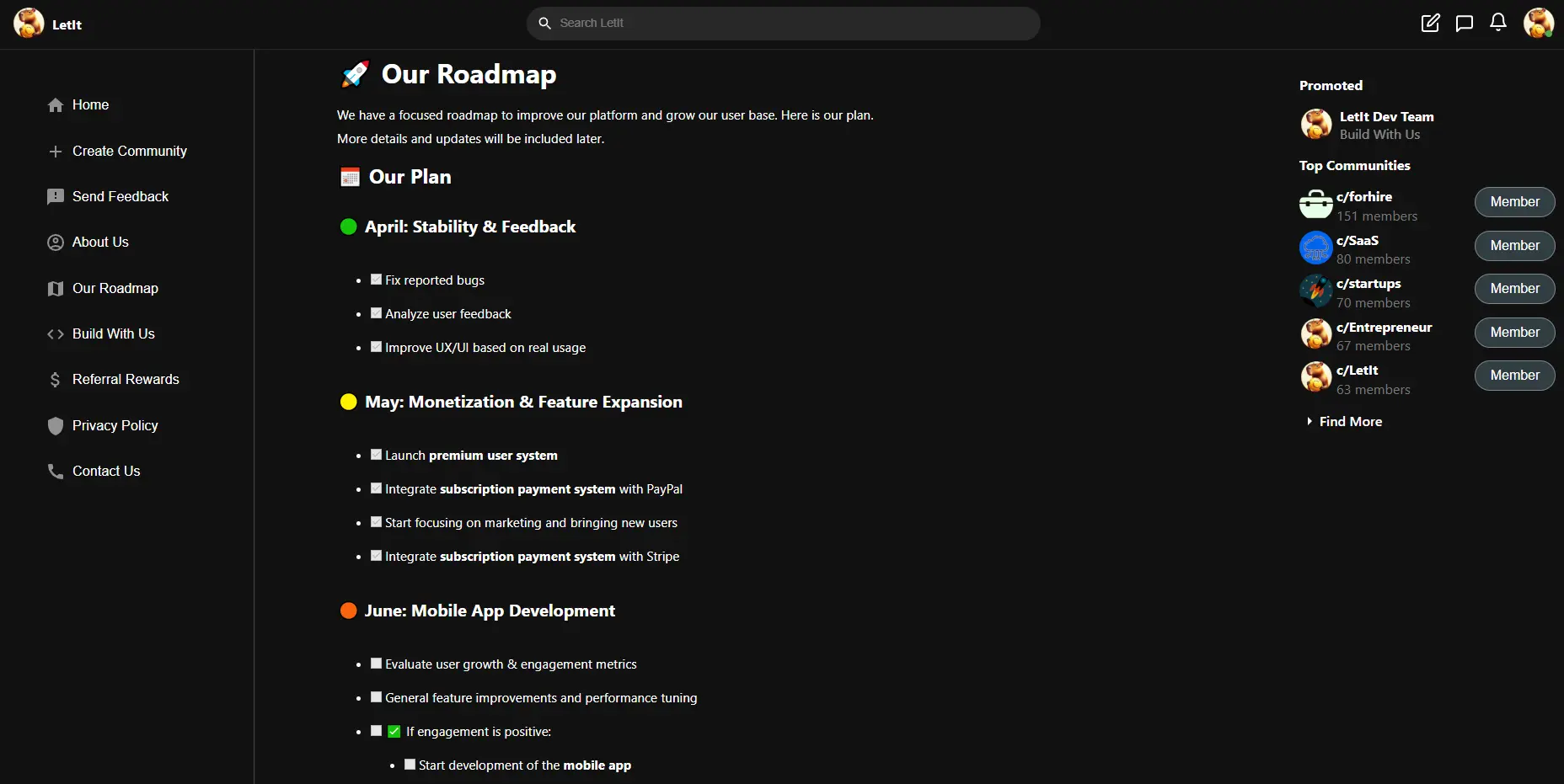 Screenshot 2 of LetIt.net