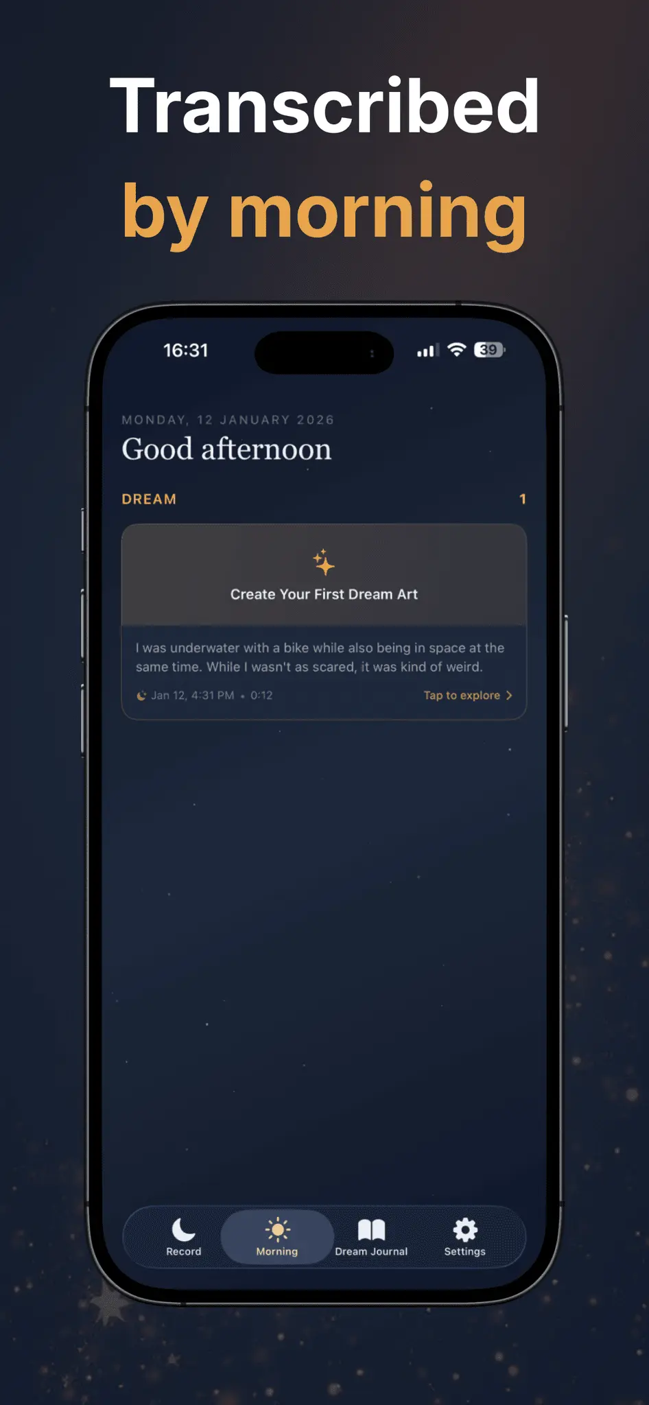 Screenshot 3 of DreamOn - Record with one eye open