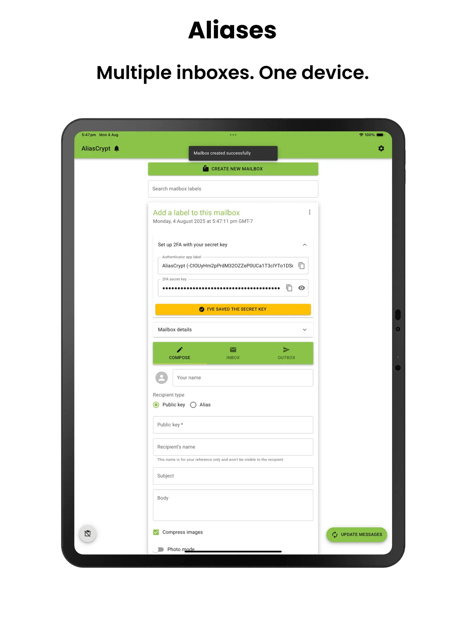 Screenshot 4 of AliasCrypt