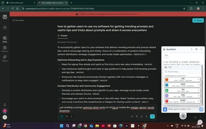 Screenshot 1 of AuraText