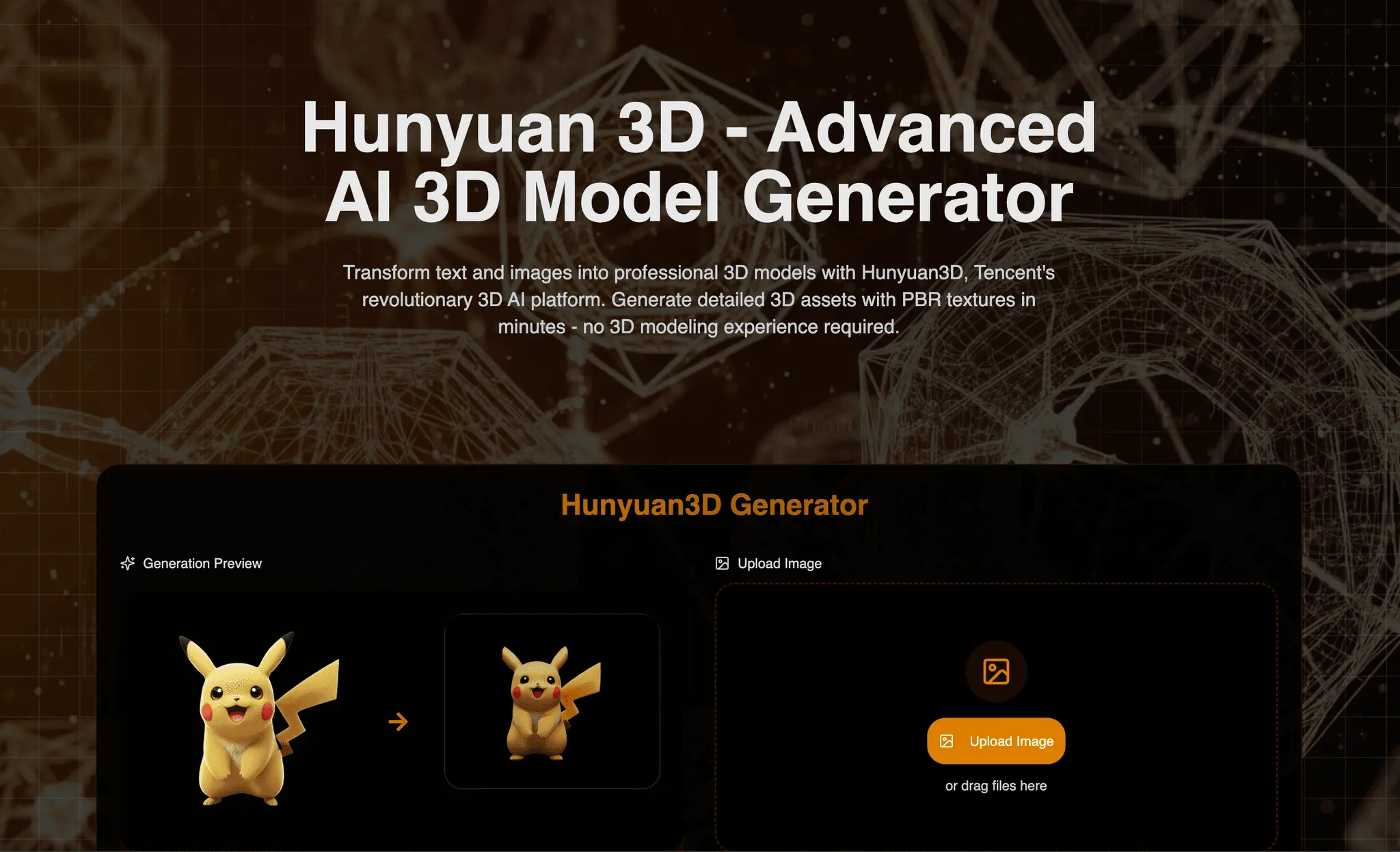 Screenshot 1 of Hunyuan 3d