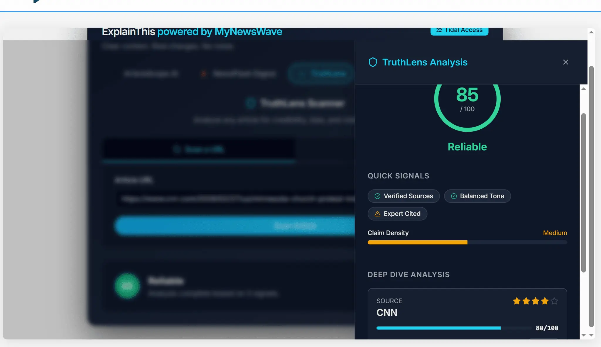 Screenshot 1 of MyNewsWave