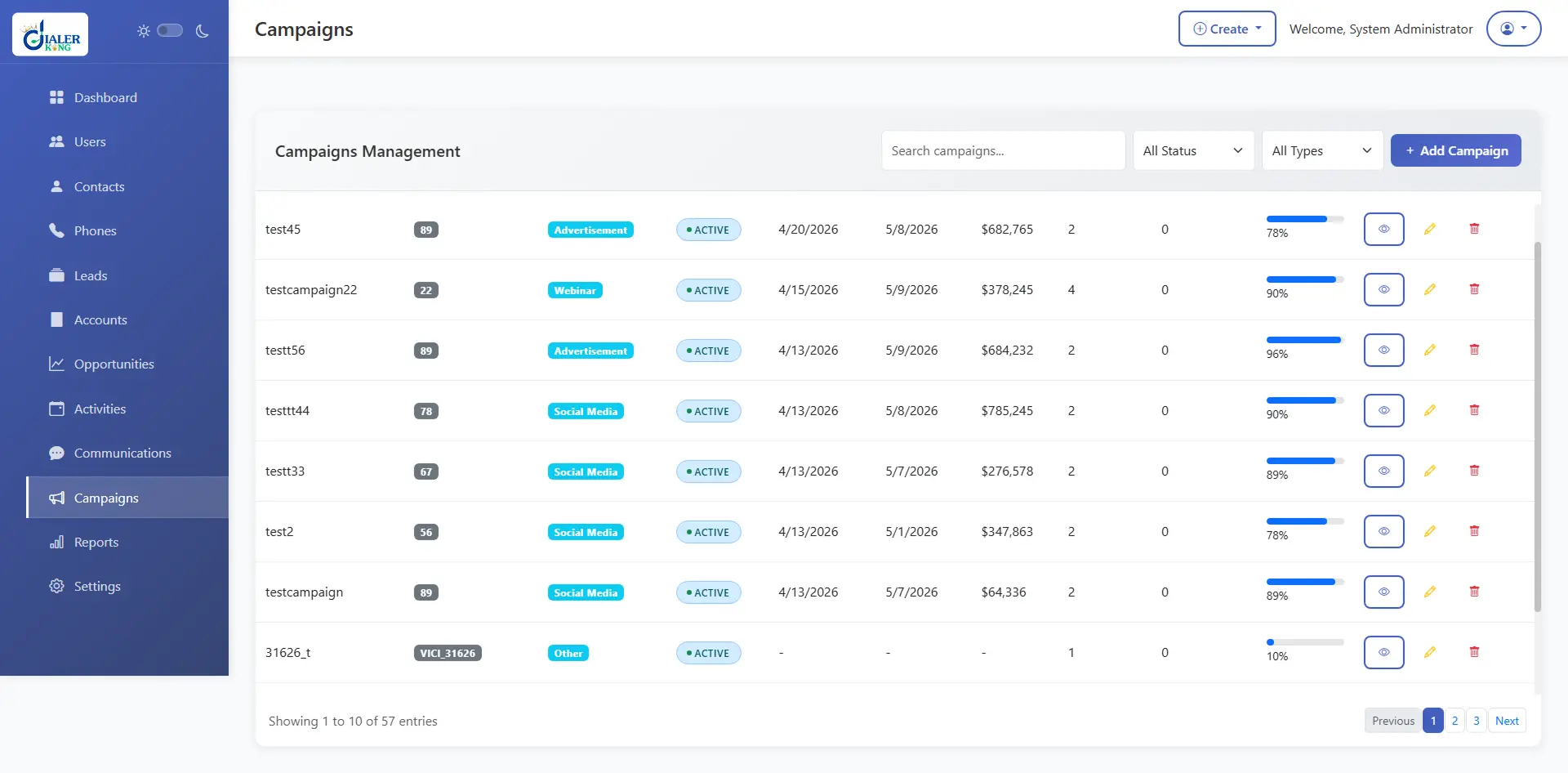 Screenshot 3 of Custom CRM Dashboard