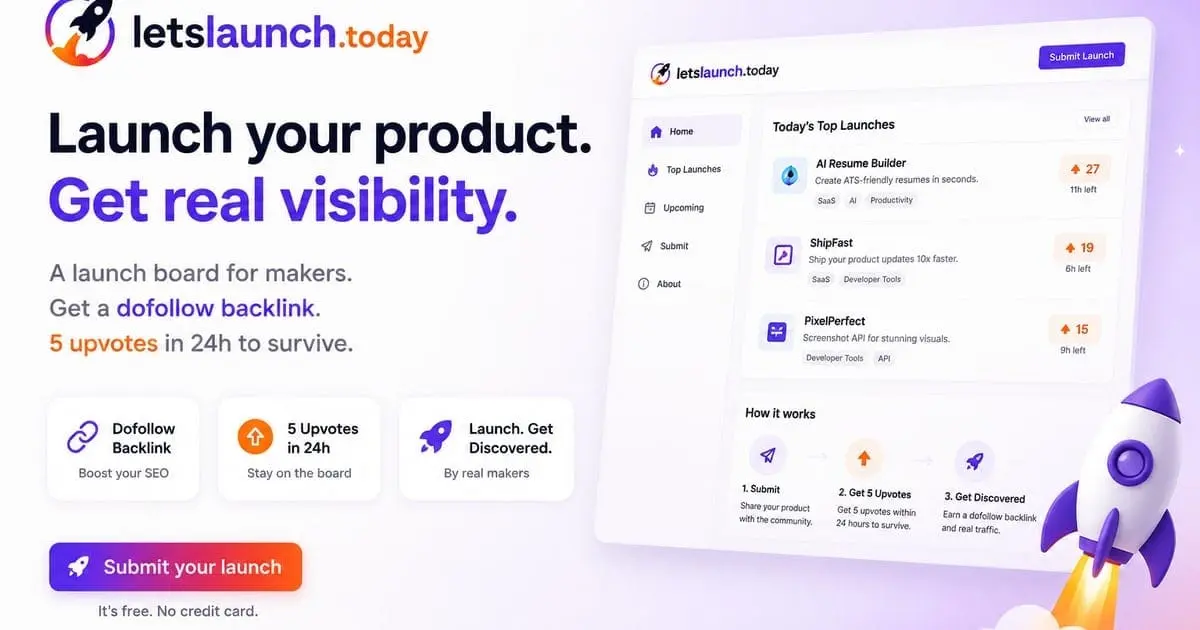 Screenshot 1 of LetsLaunch