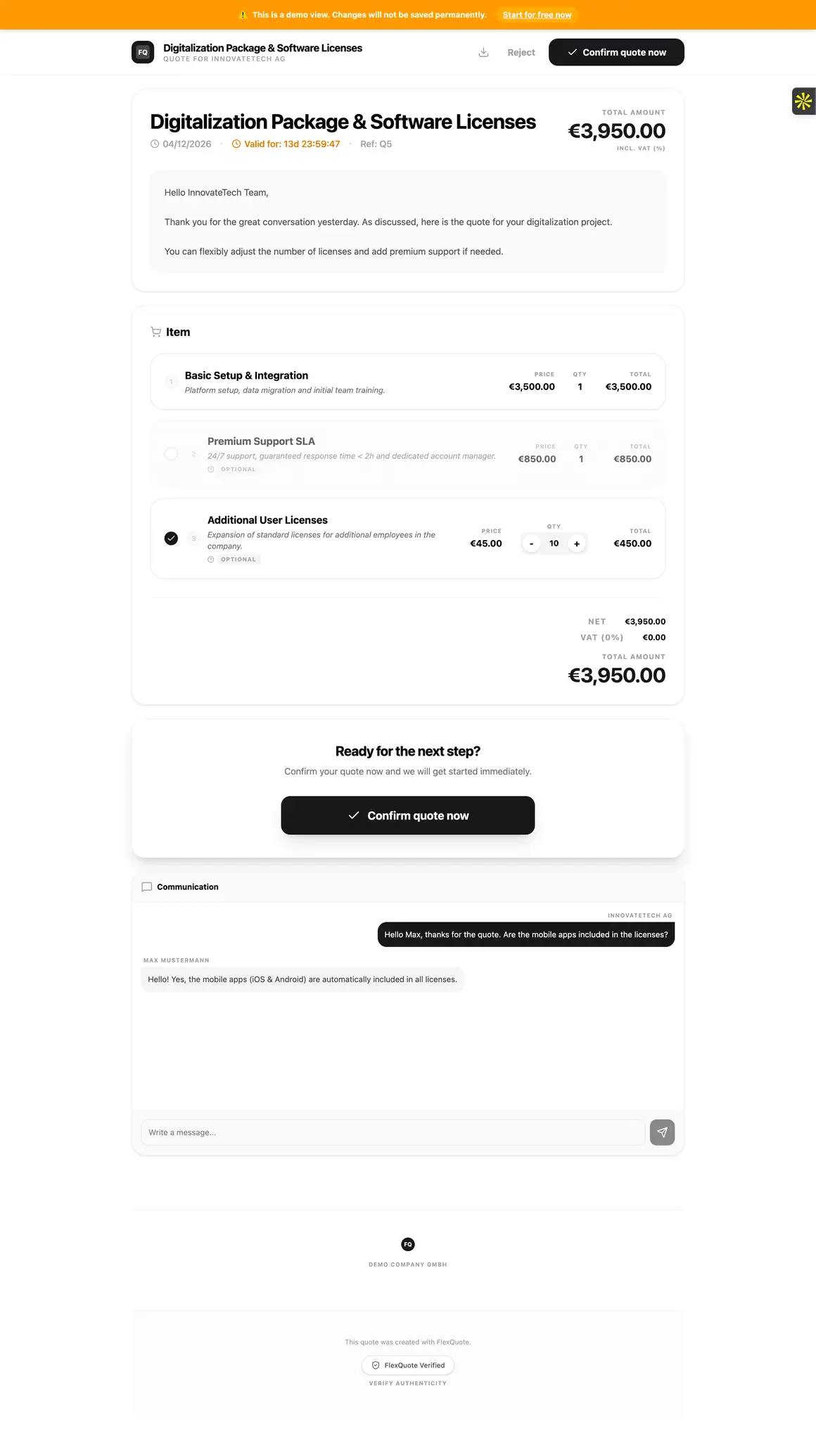 Screenshot 8 of FlexQuote