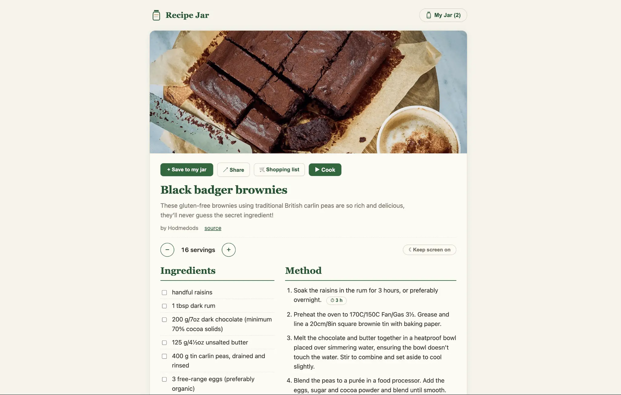 Screenshot 3 of Recipe Jar
