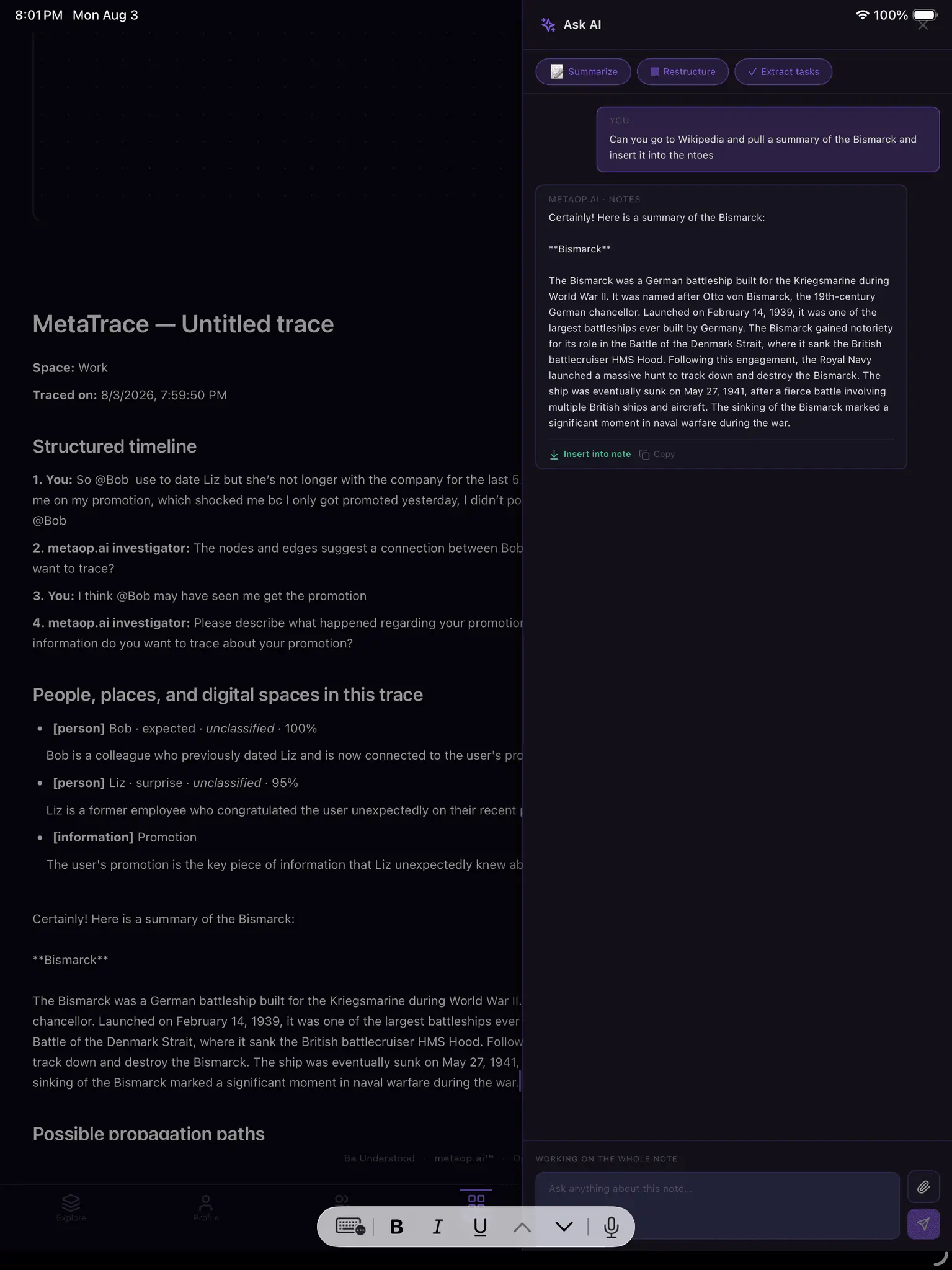 Screenshot 5 of Metaop.ai