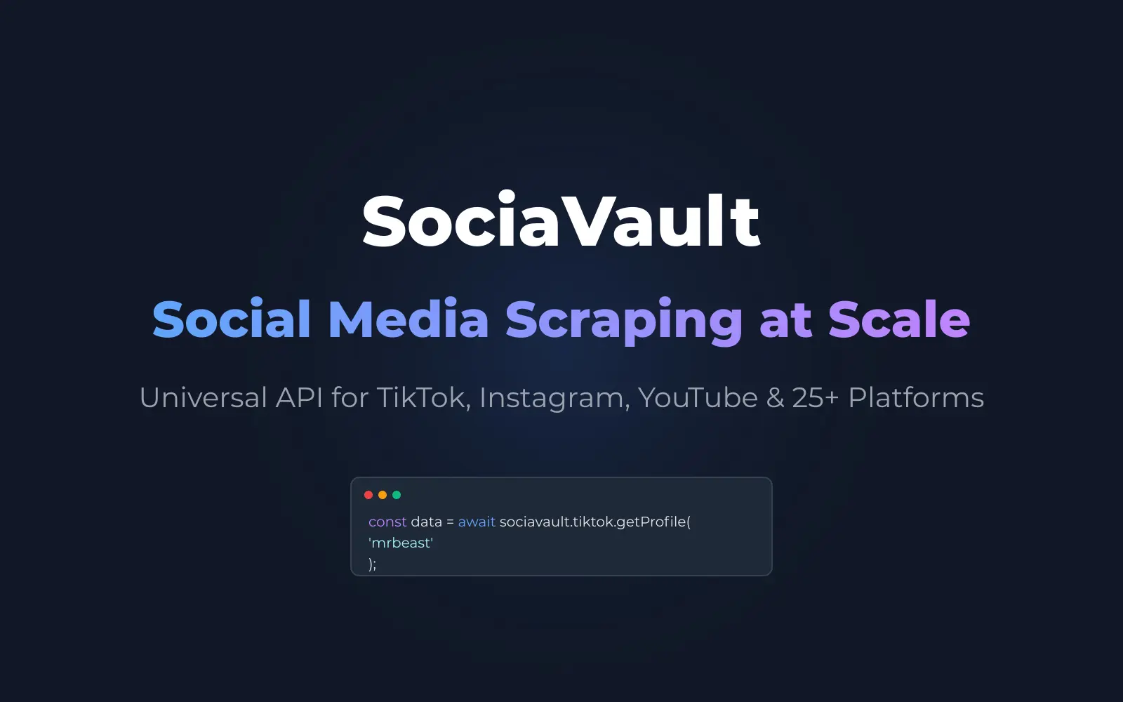Screenshot 1 of Sociavault