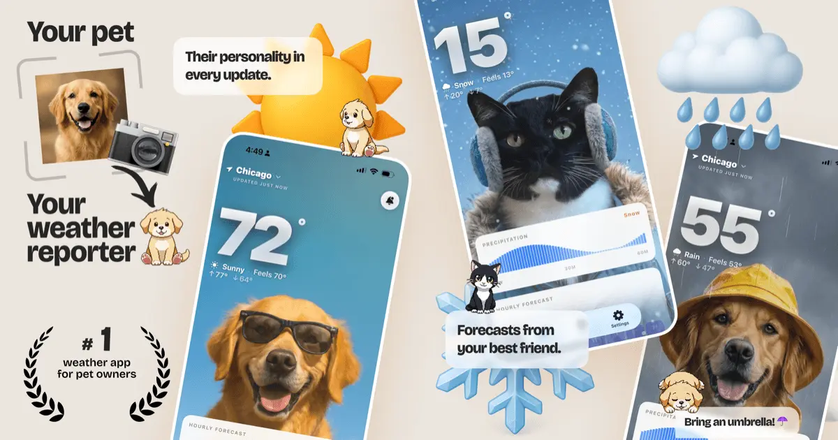 Screenshot 1 of WeatherPets 