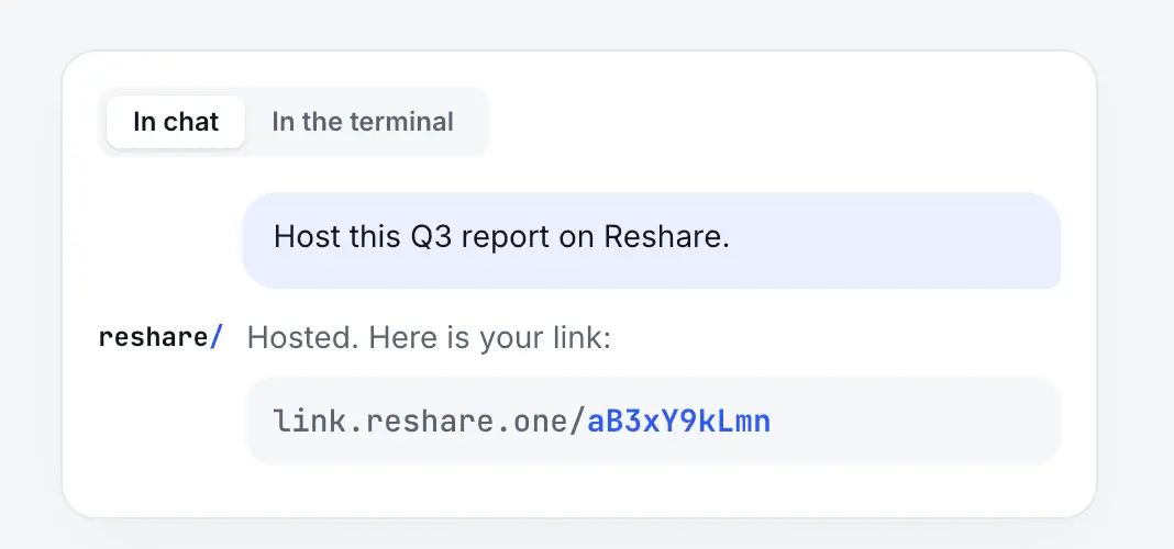 Screenshot 1 of Reshare