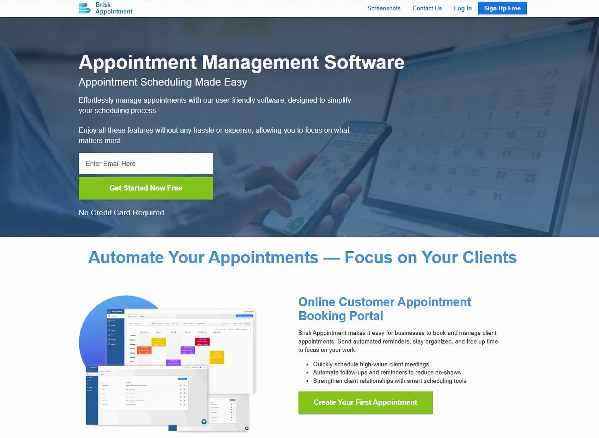 Screenshot 1 of Brisk Appointment