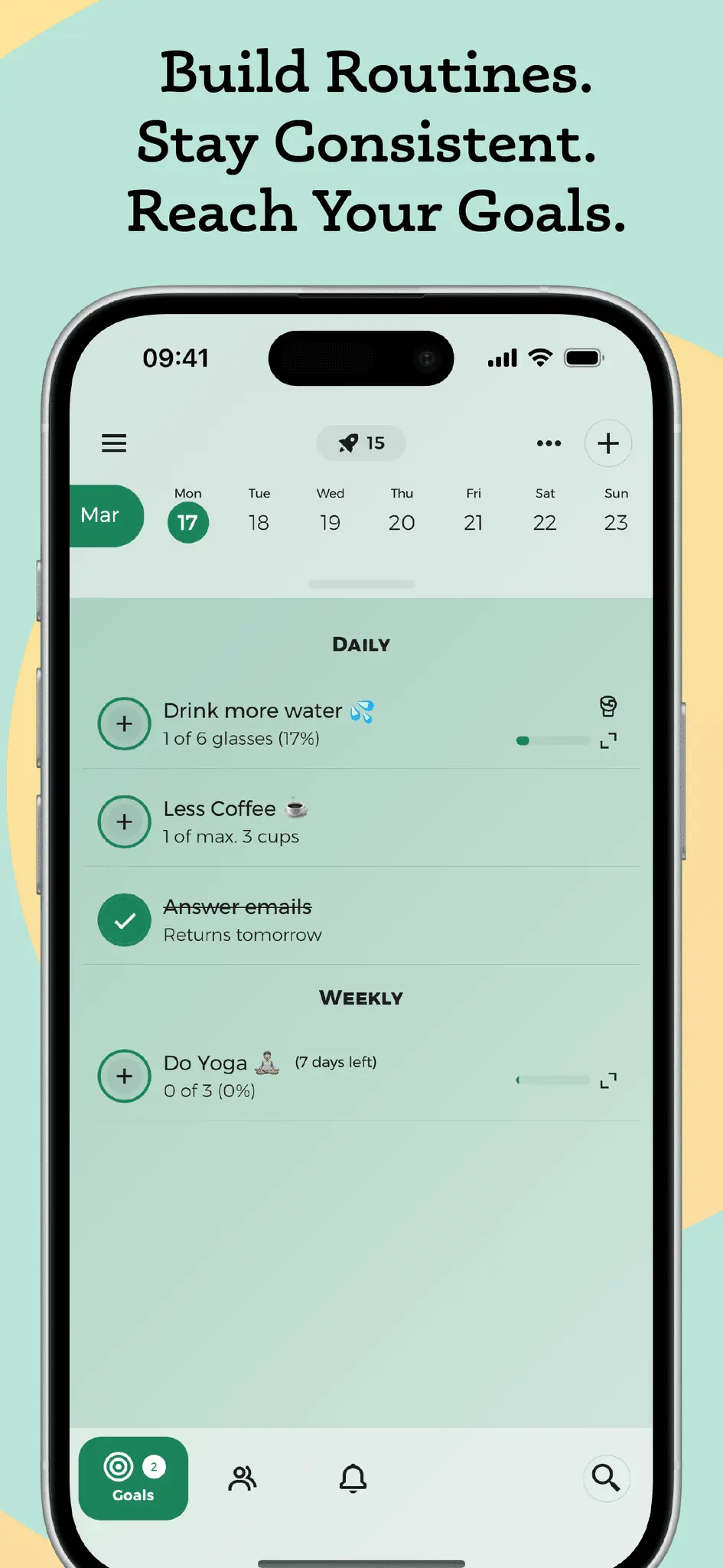 Screenshot 1 of Goalify