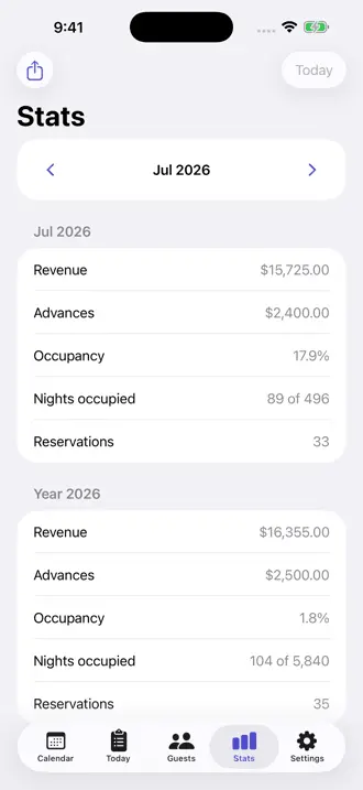 Screenshot 3 of InnGrid: Reservation Calendar