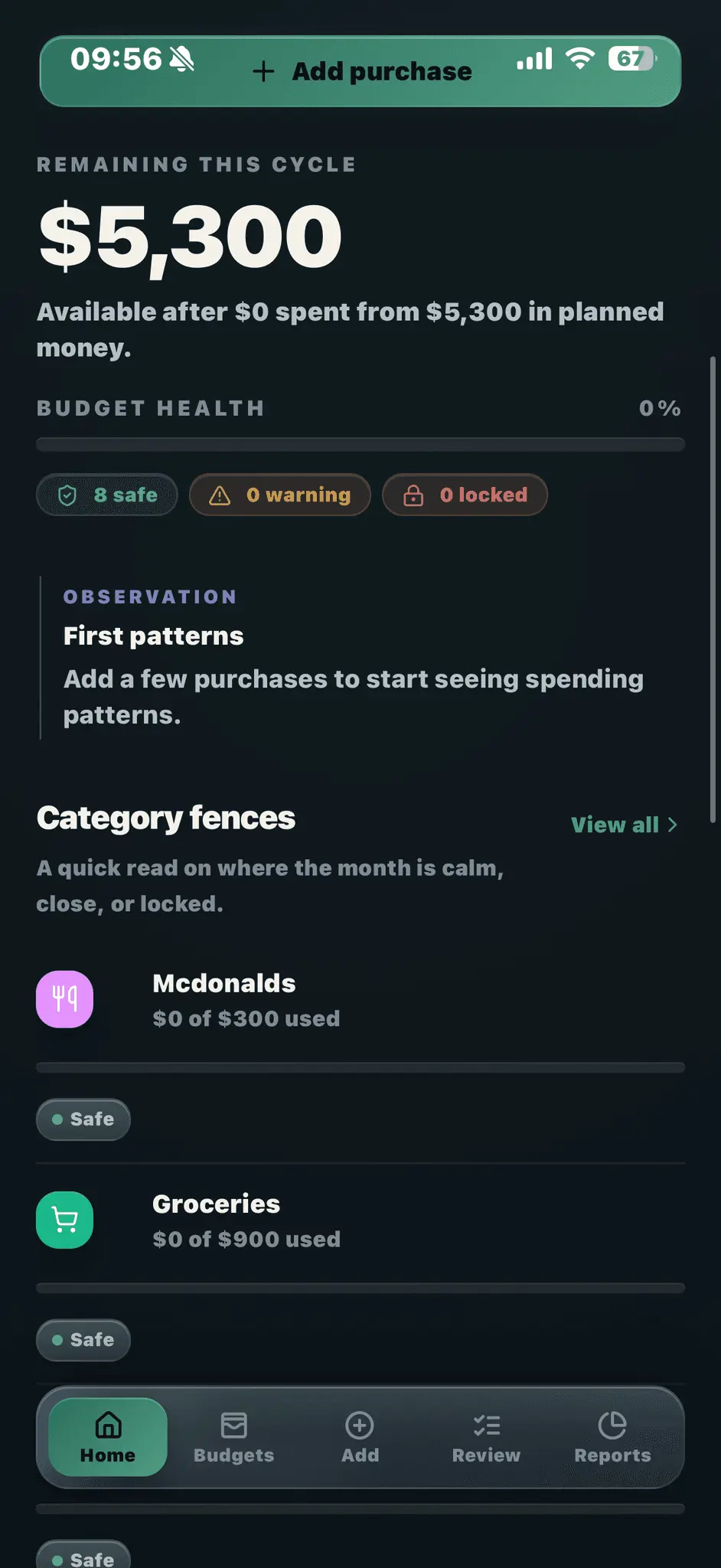 Screenshot 1 of SpendFence
