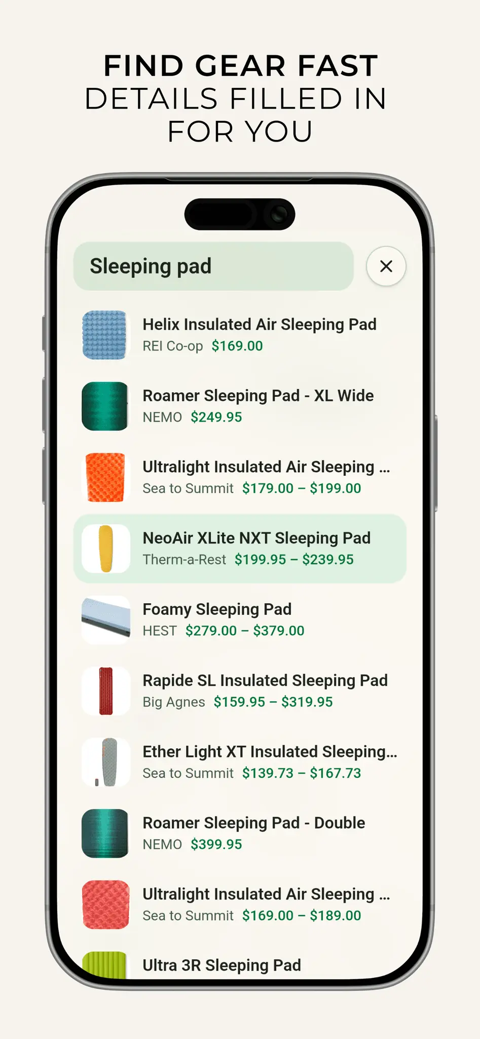 Screenshot 2 of MetaGear - Outdoor Gear Tracker