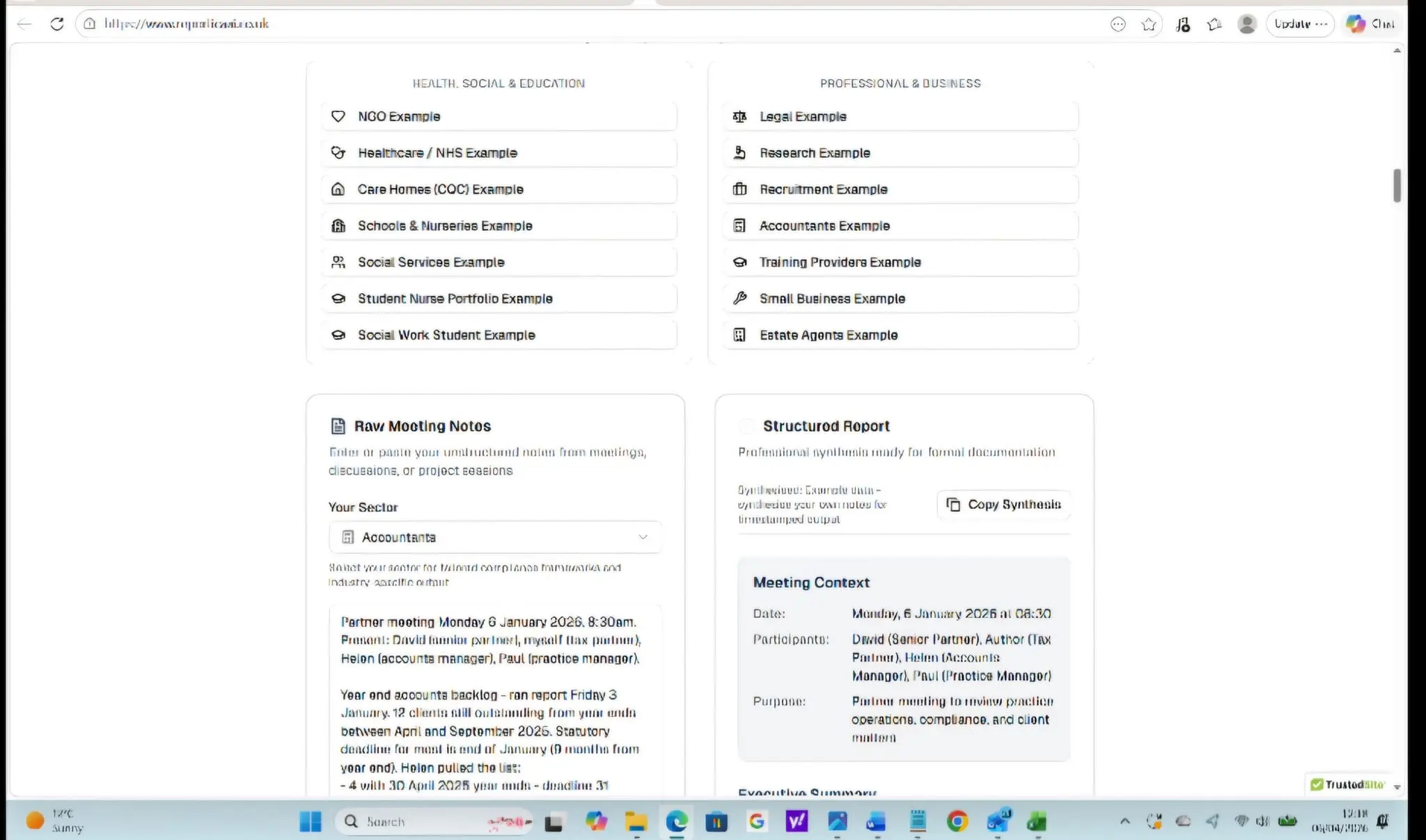 Screenshot 8 of ReporticaAI