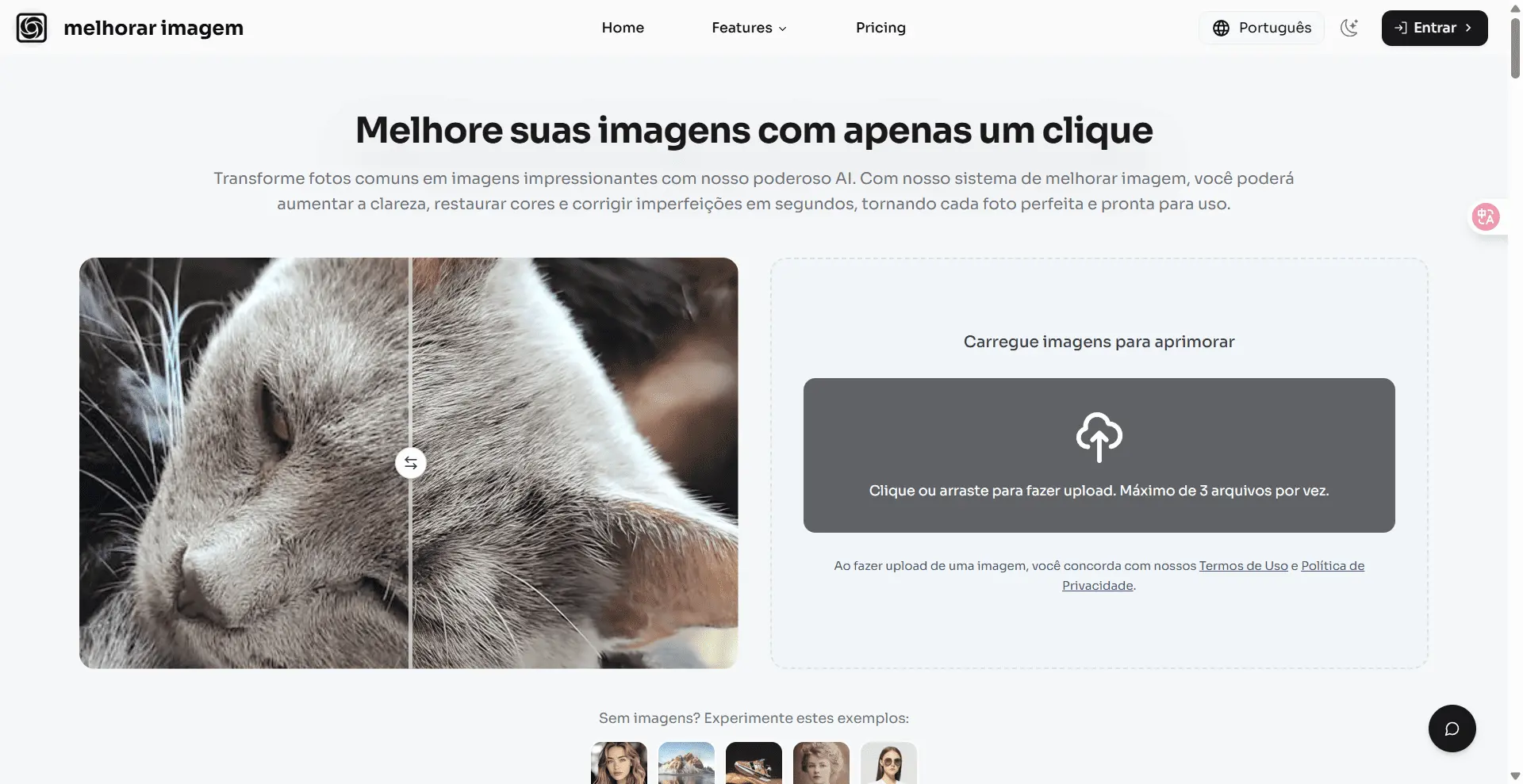 Screenshot 1 of Melhorar Imagem Online Grátis | Aumentar