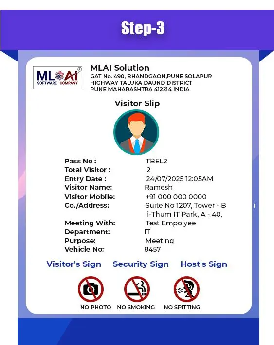 Screenshot 4 of Visitor Management Software in India