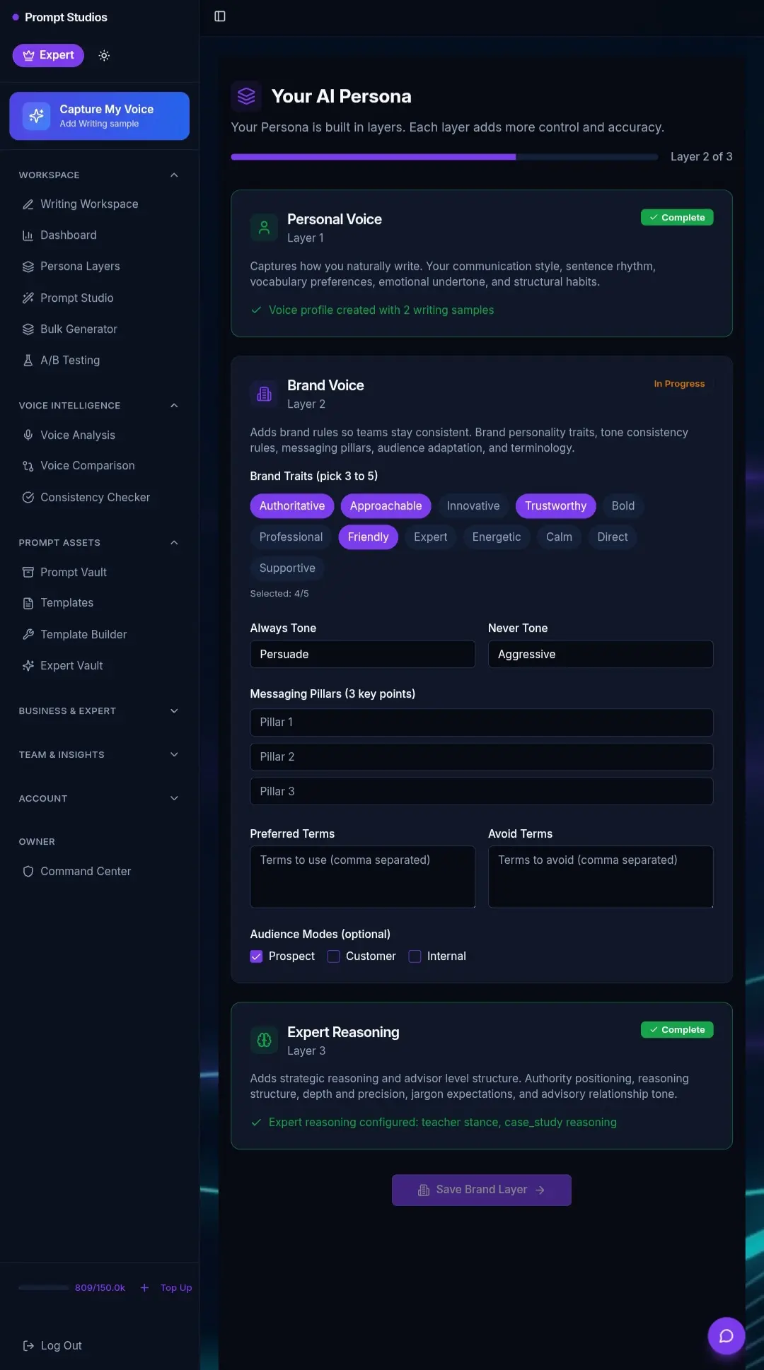 Screenshot 8 of PromptForge
