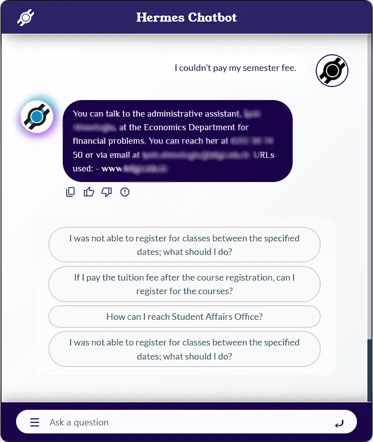 Screenshot 7 of Fixein Hermes Chatbot
