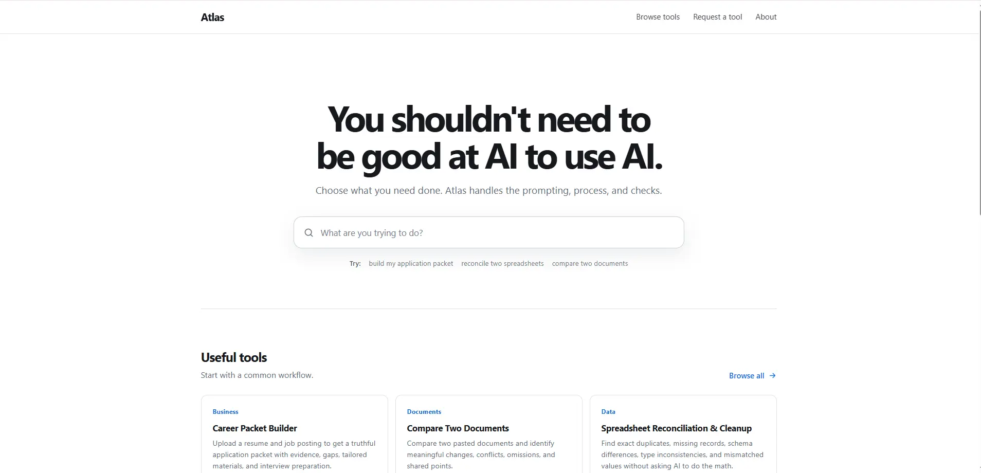 Screenshot 1 of Atlas Tools