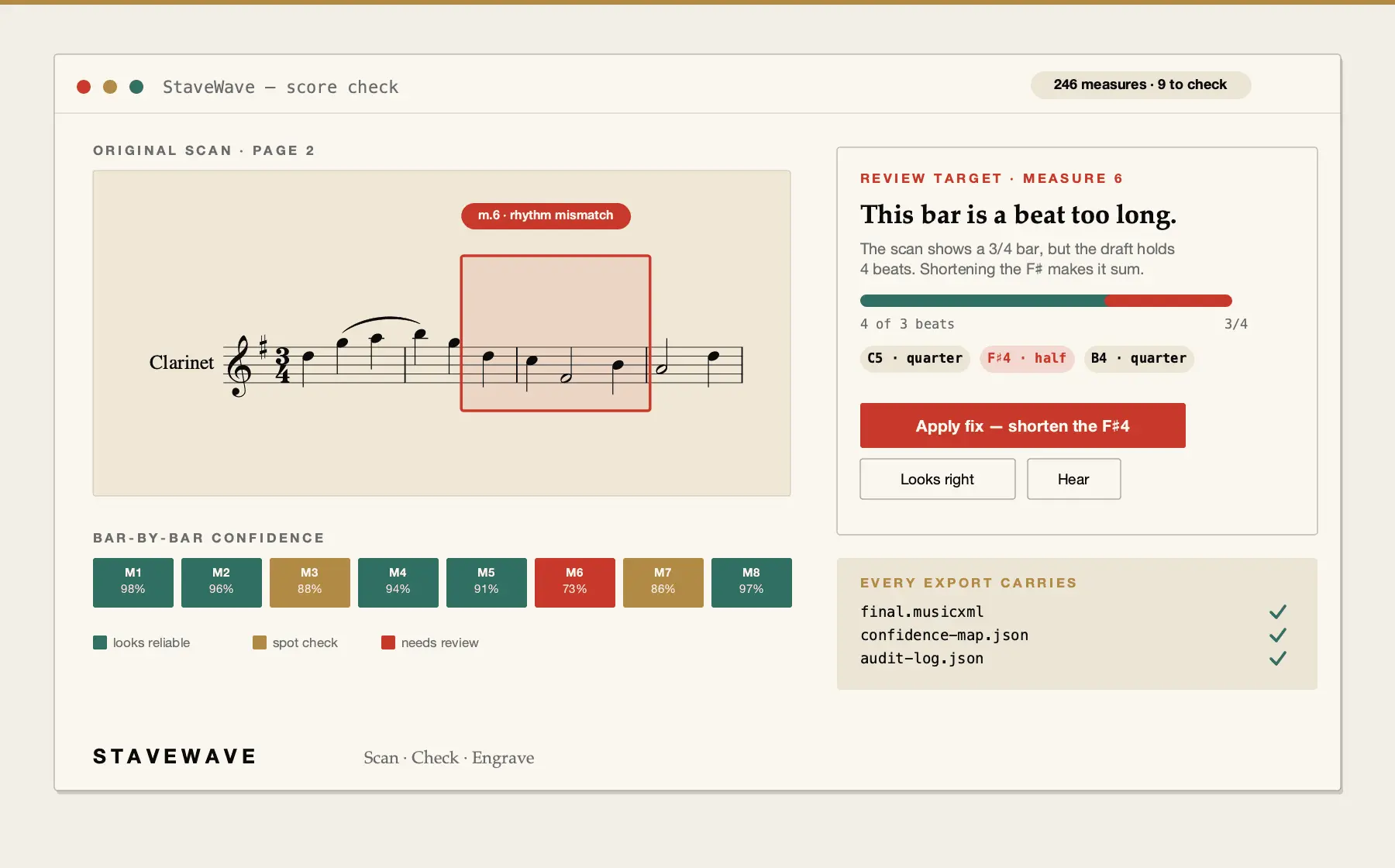 Screenshot 1 of StaveWave