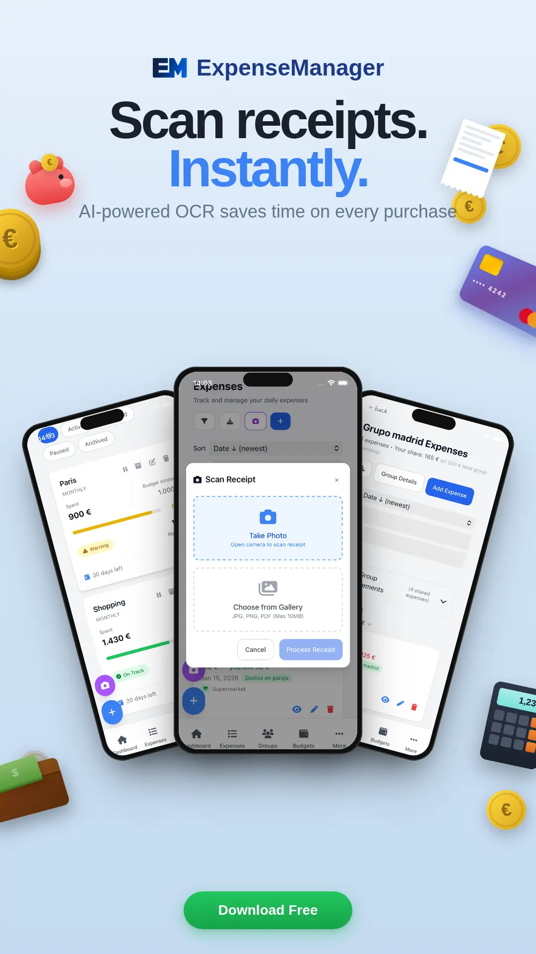 Screenshot 3 of ExpenseManager