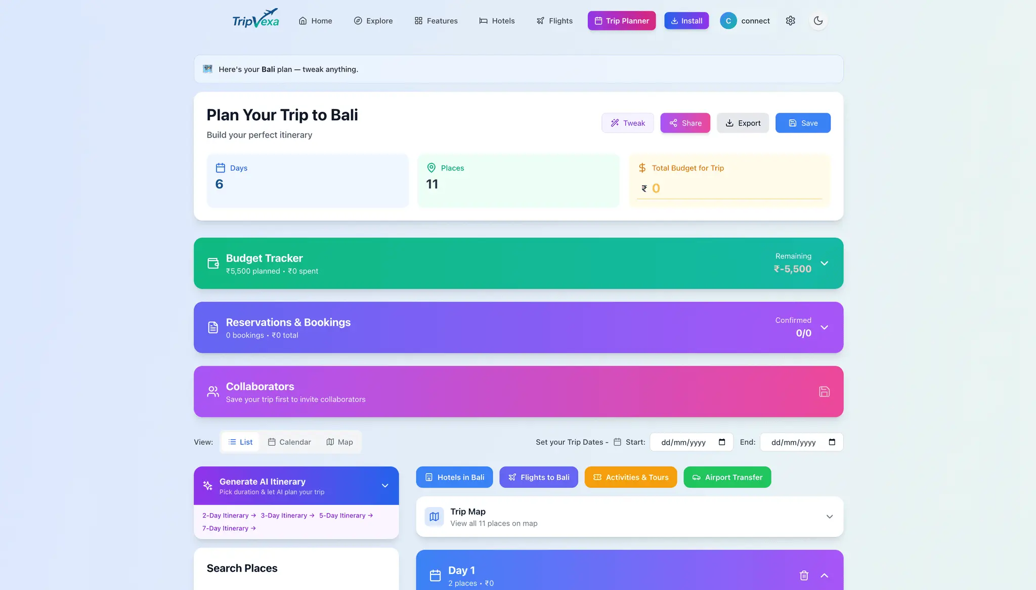 Screenshot 5 of TripVexa