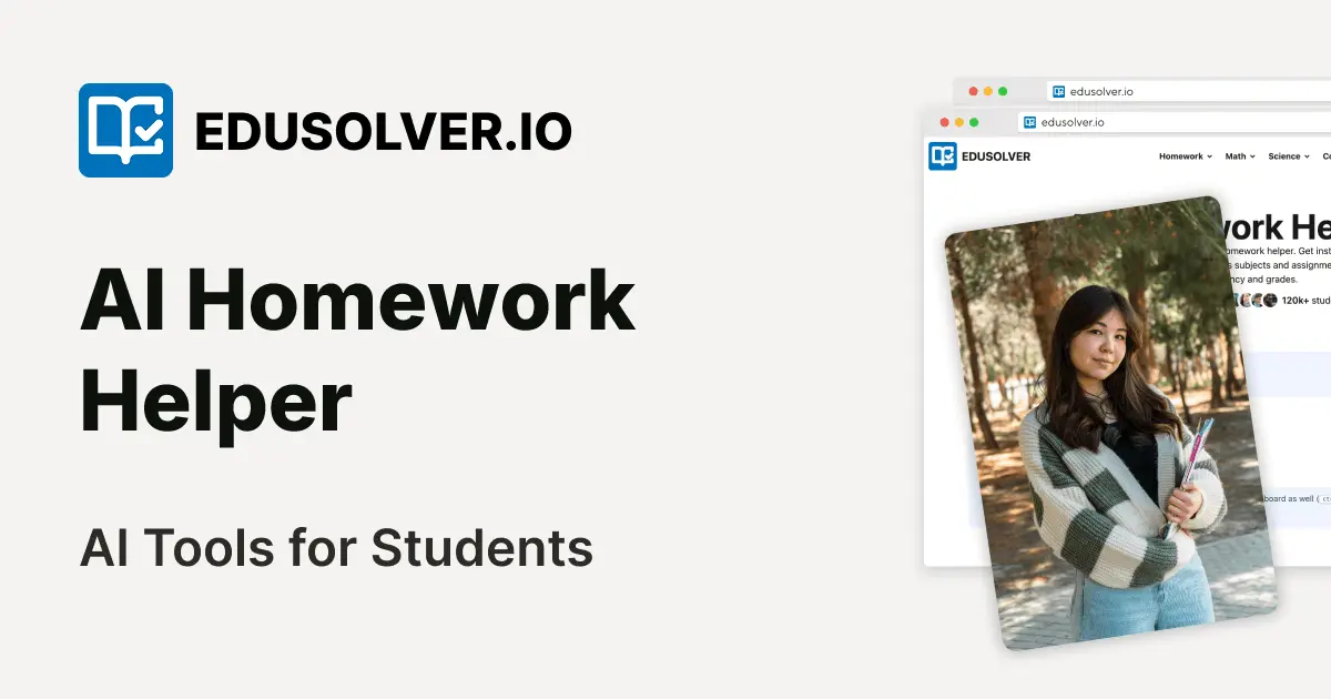 Screenshot 1 of EduSolver: AI Homework Helper