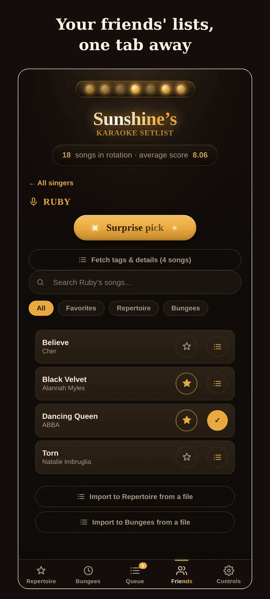 Screenshot 7 of Reprise: Karaoke Setlist