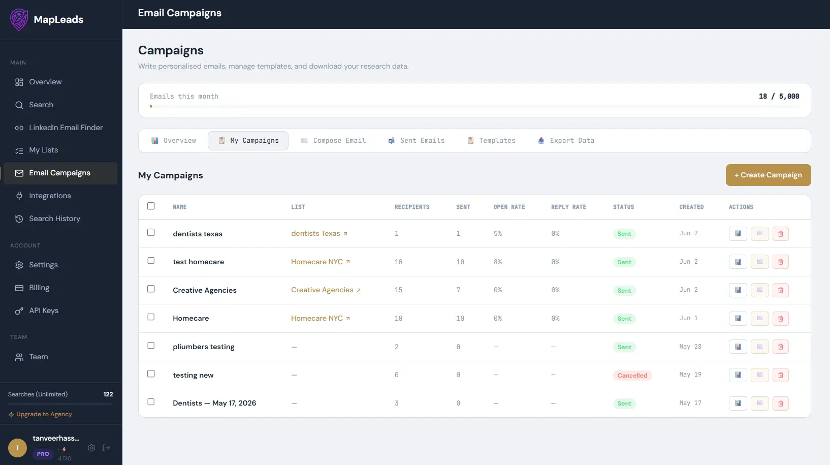 Screenshot 2 of MapLeads