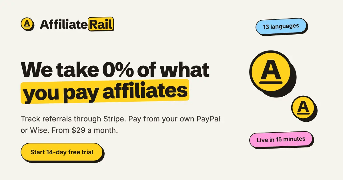 Screenshot 1 of AffiliateRail