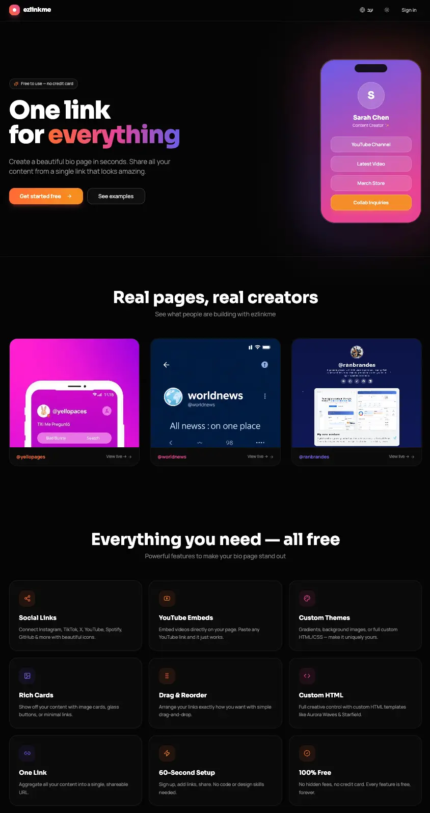Screenshot 1 of EZLinkMe