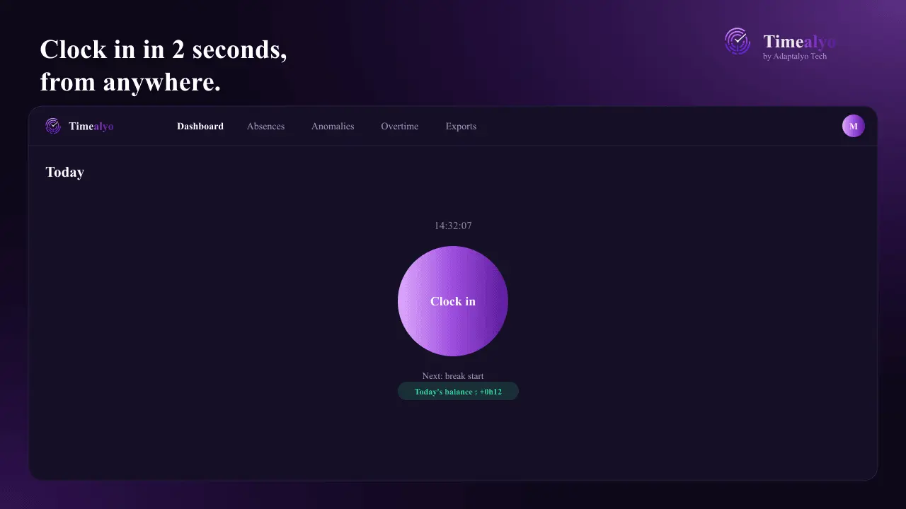 Screenshot 3 of Timealyo