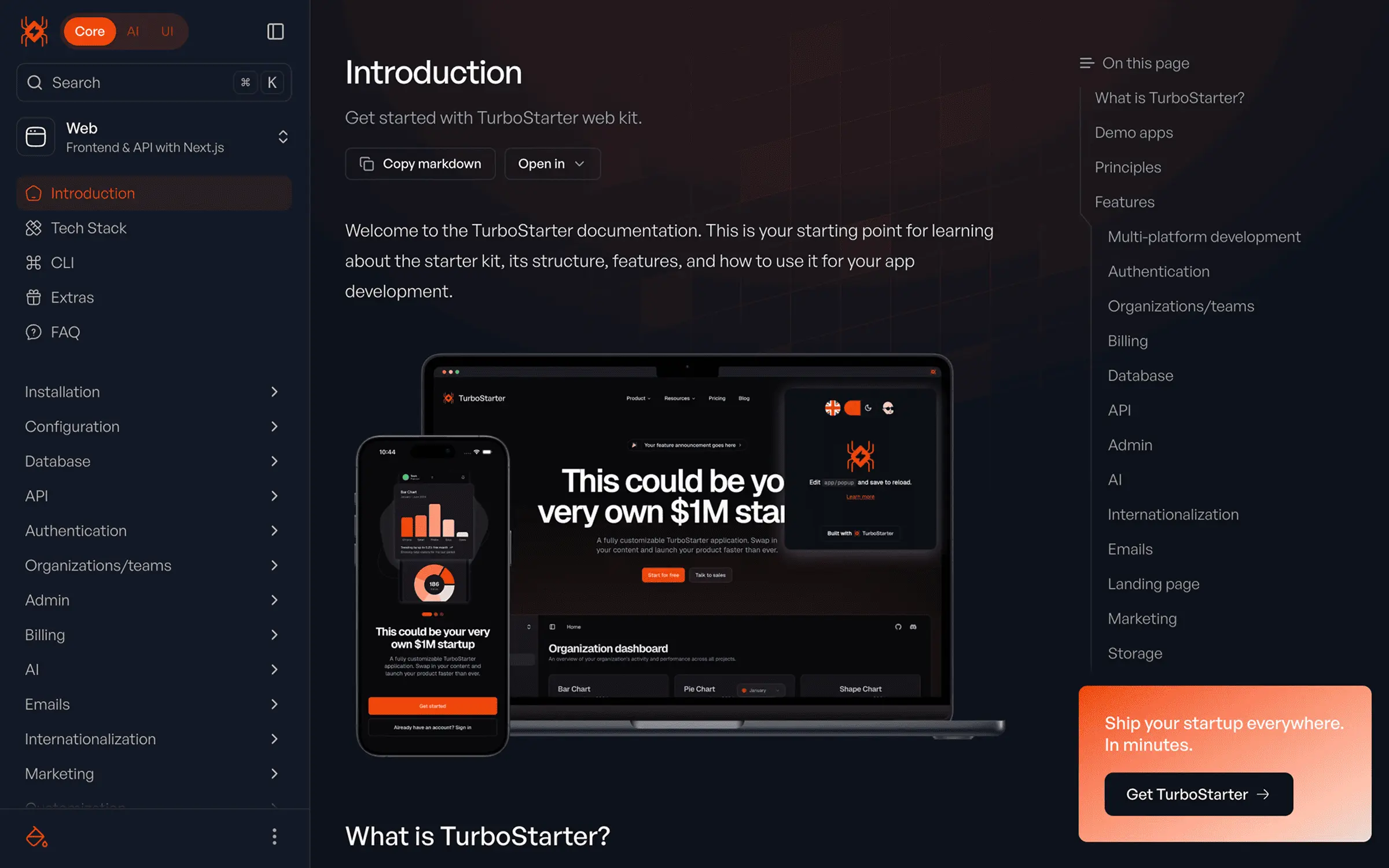 Screenshot 2 of TurboStarter