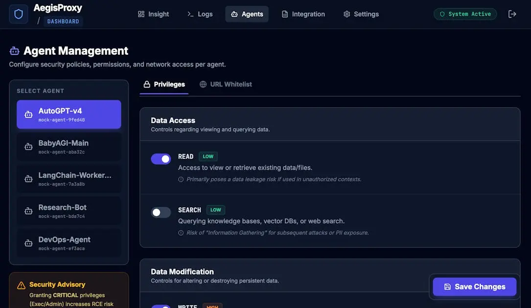Screenshot 2 of AegisProxy