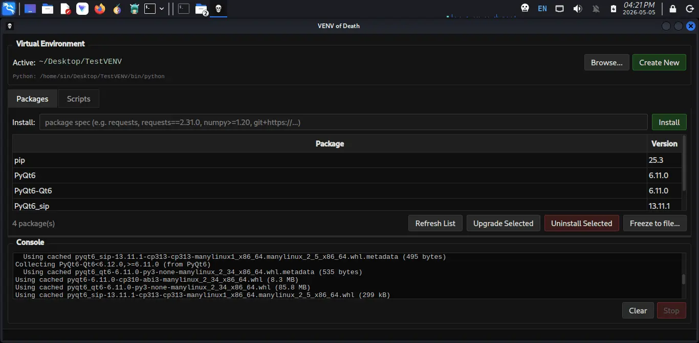 Screenshot 1 of VENV of Death