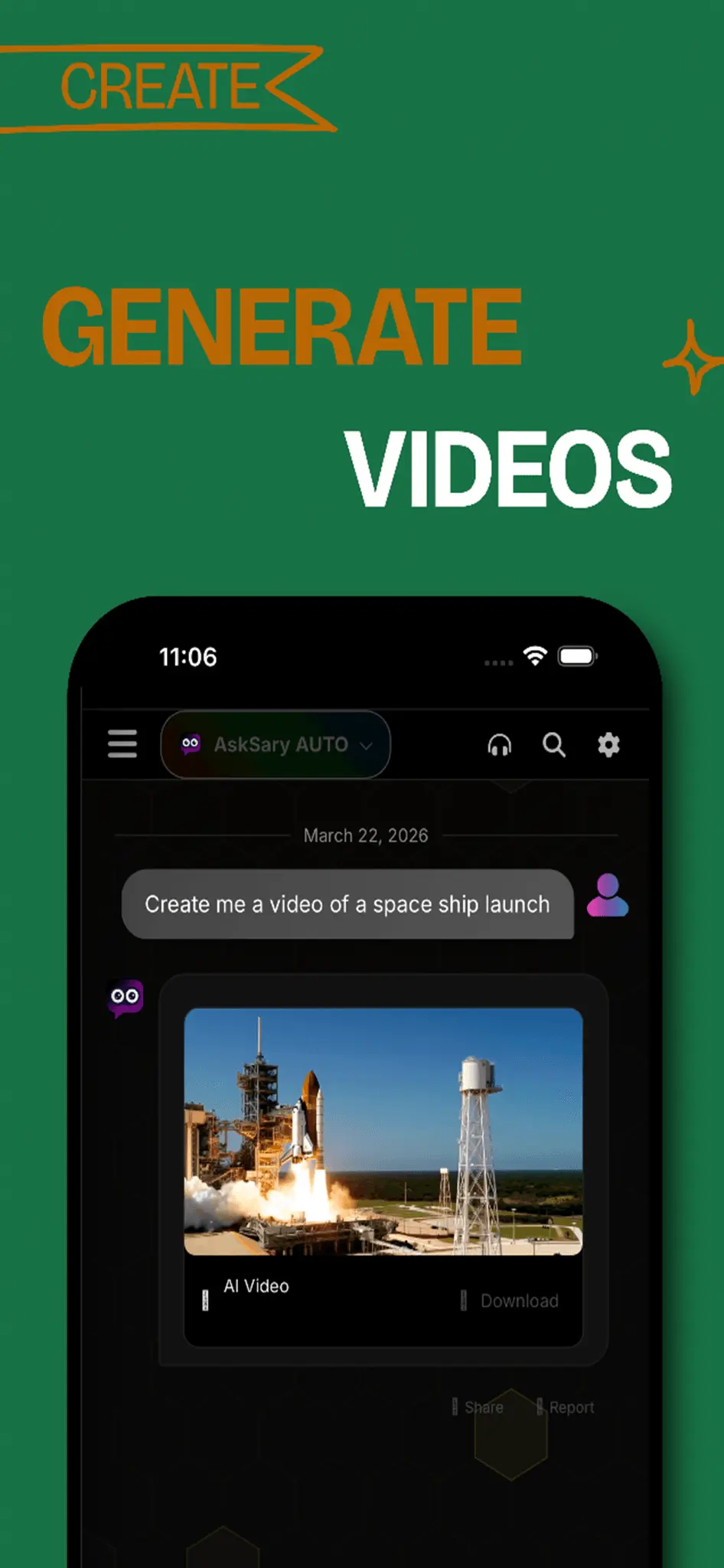Screenshot 3 of AskSary AI Chat, Image & Video