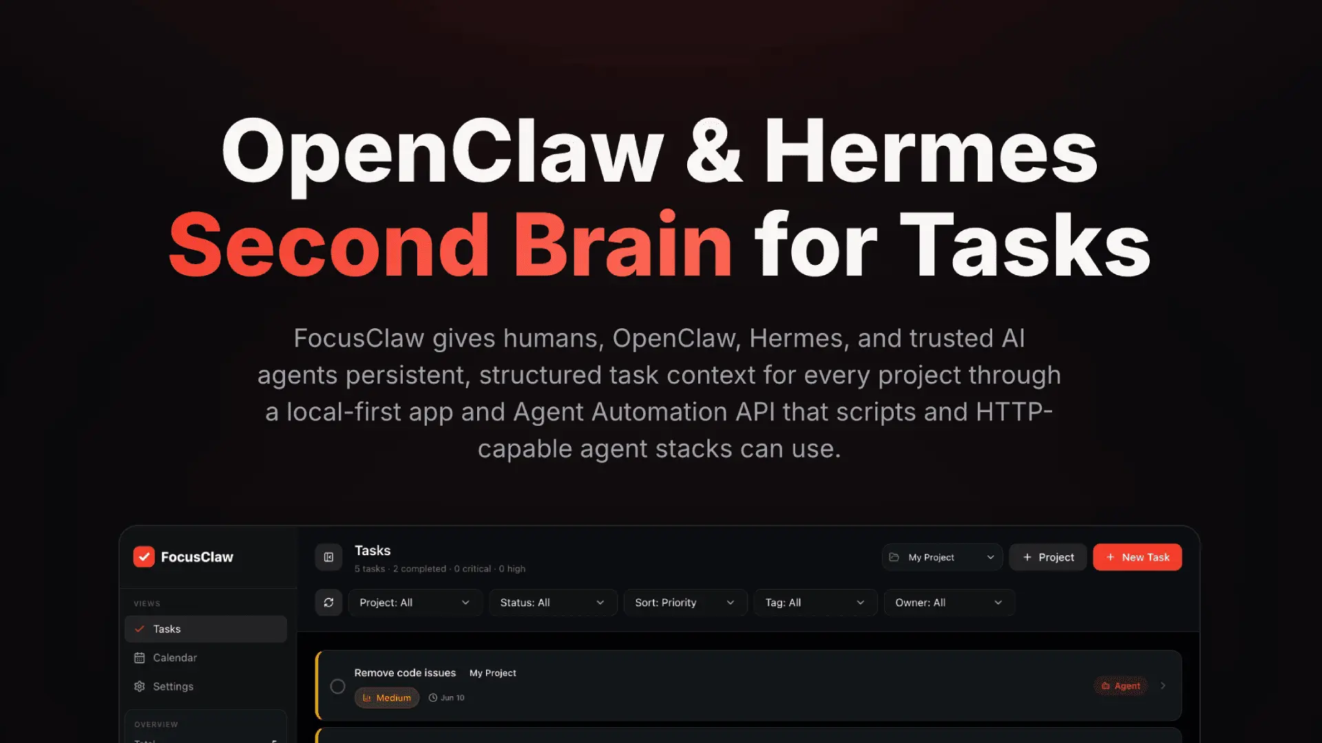 Screenshot 1 of FocusClaw