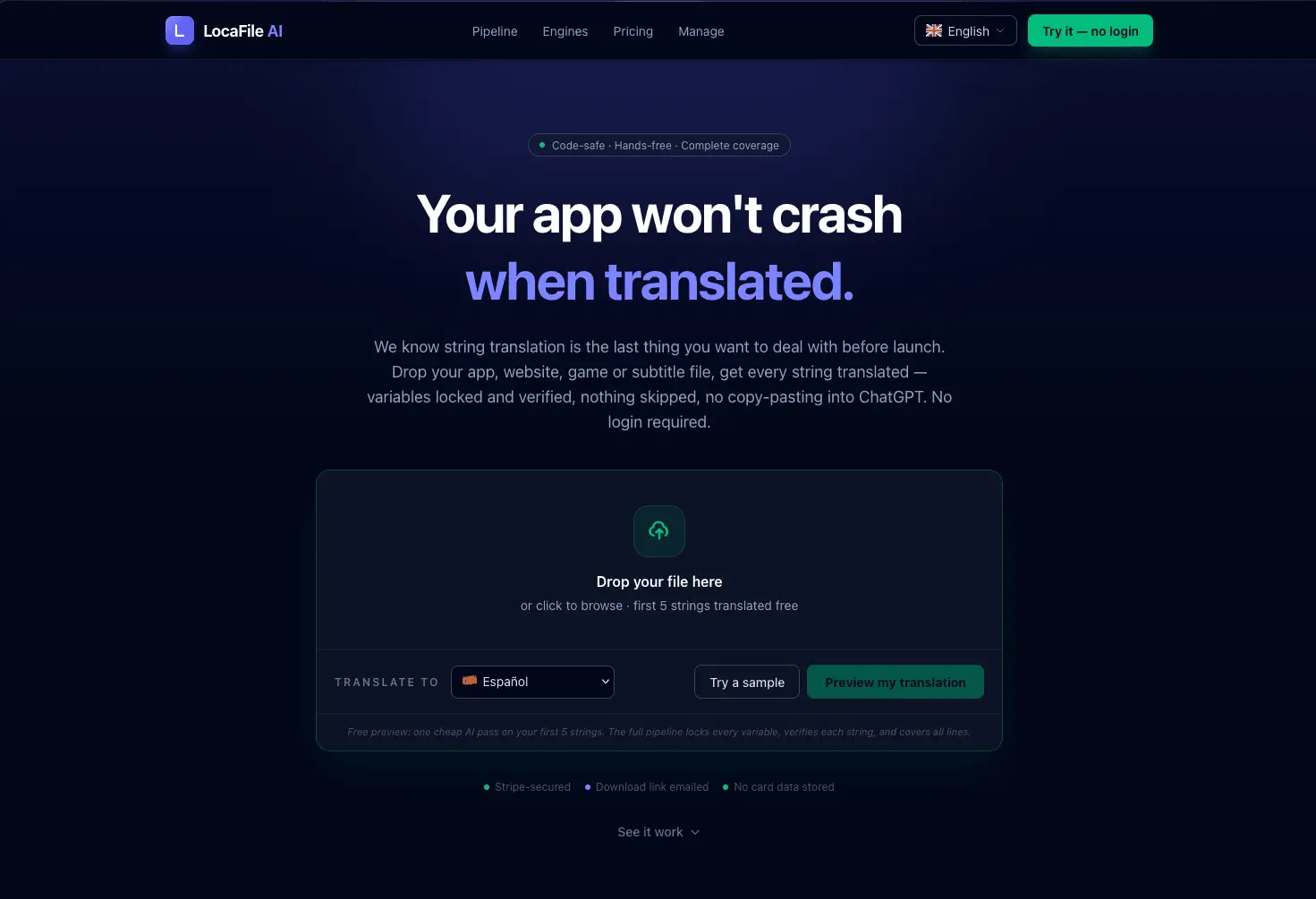 Screenshot 1 of LocaFile AI