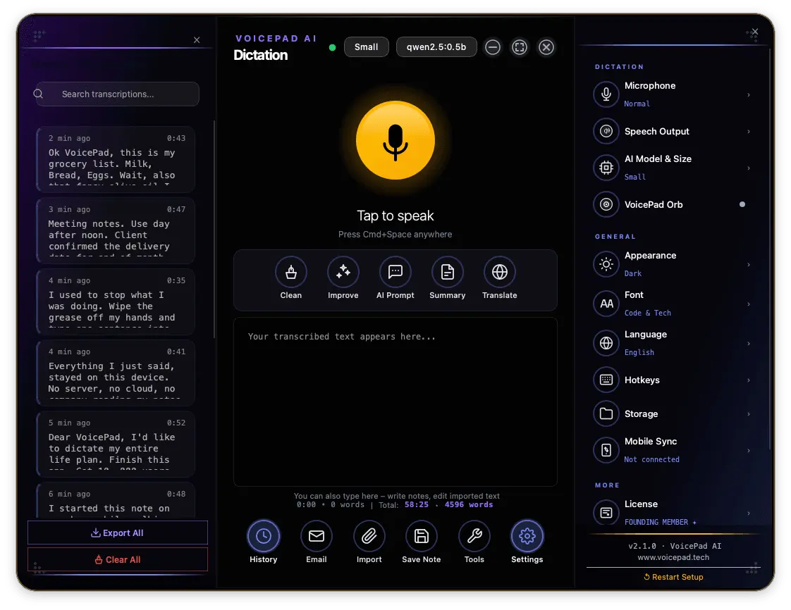 Screenshot 7 of VoicePad AI