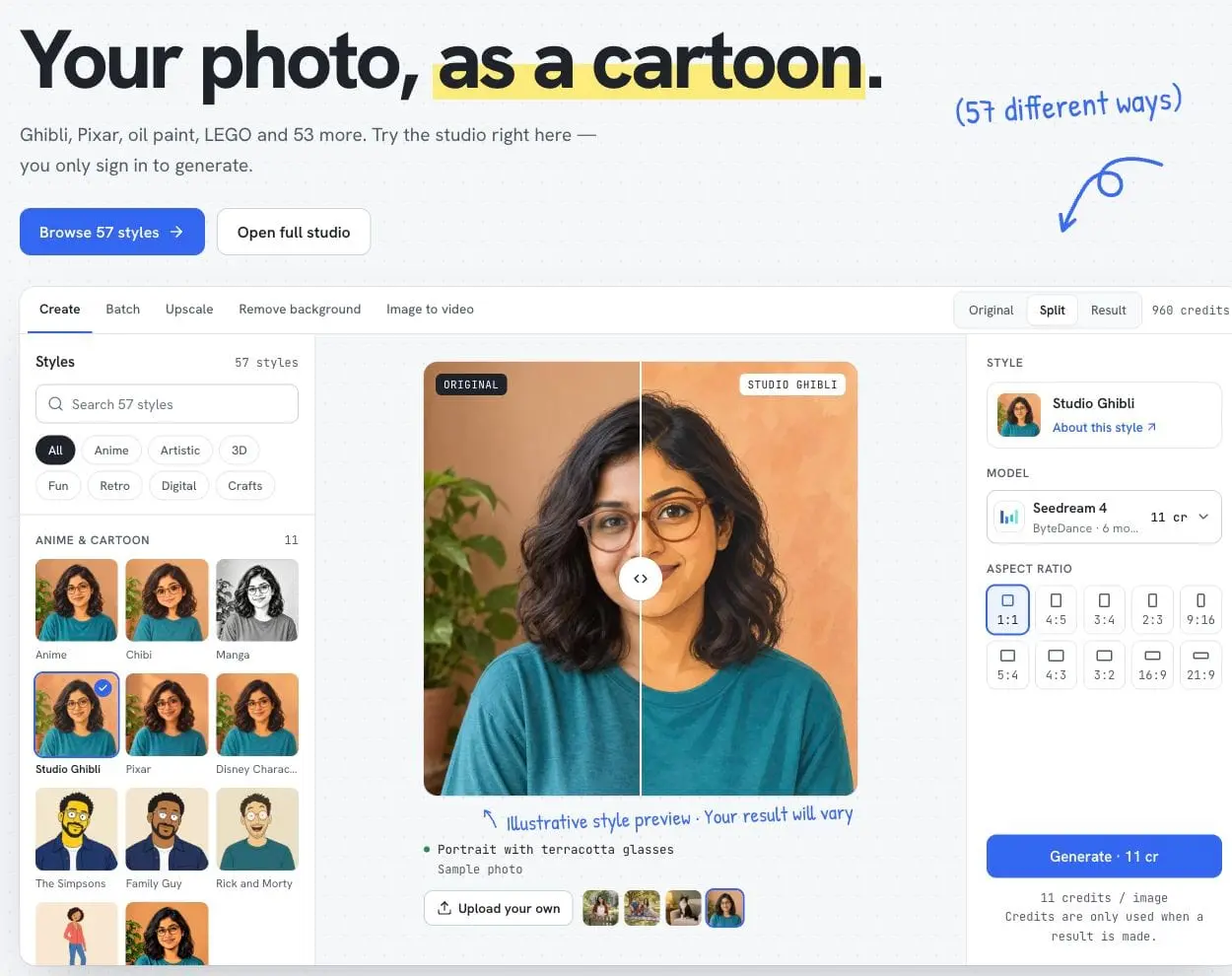 Screenshot 2 of PhotoToCartoon — AI Cartoon Generator
