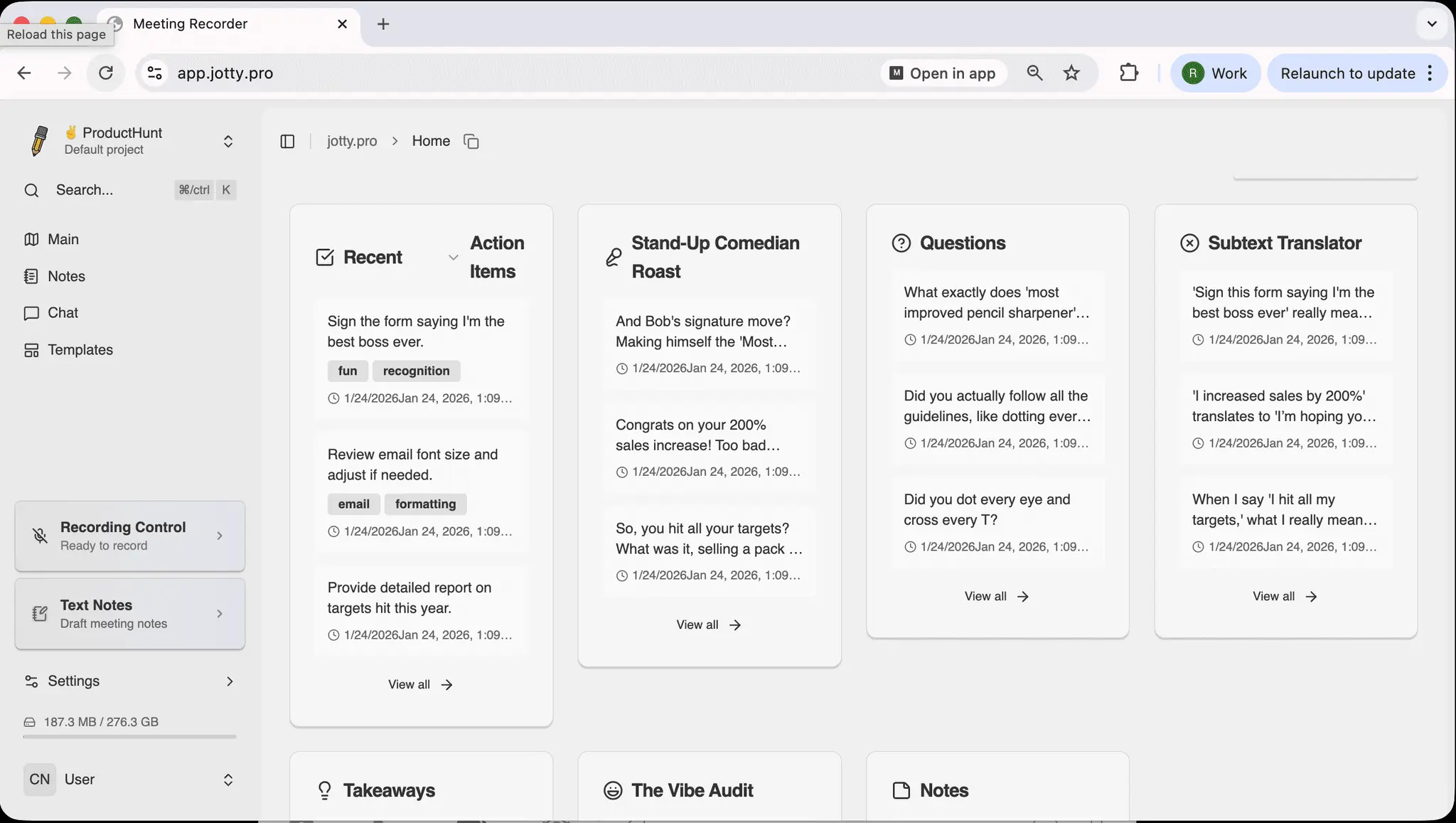 Screenshot 3 of jotty.pro