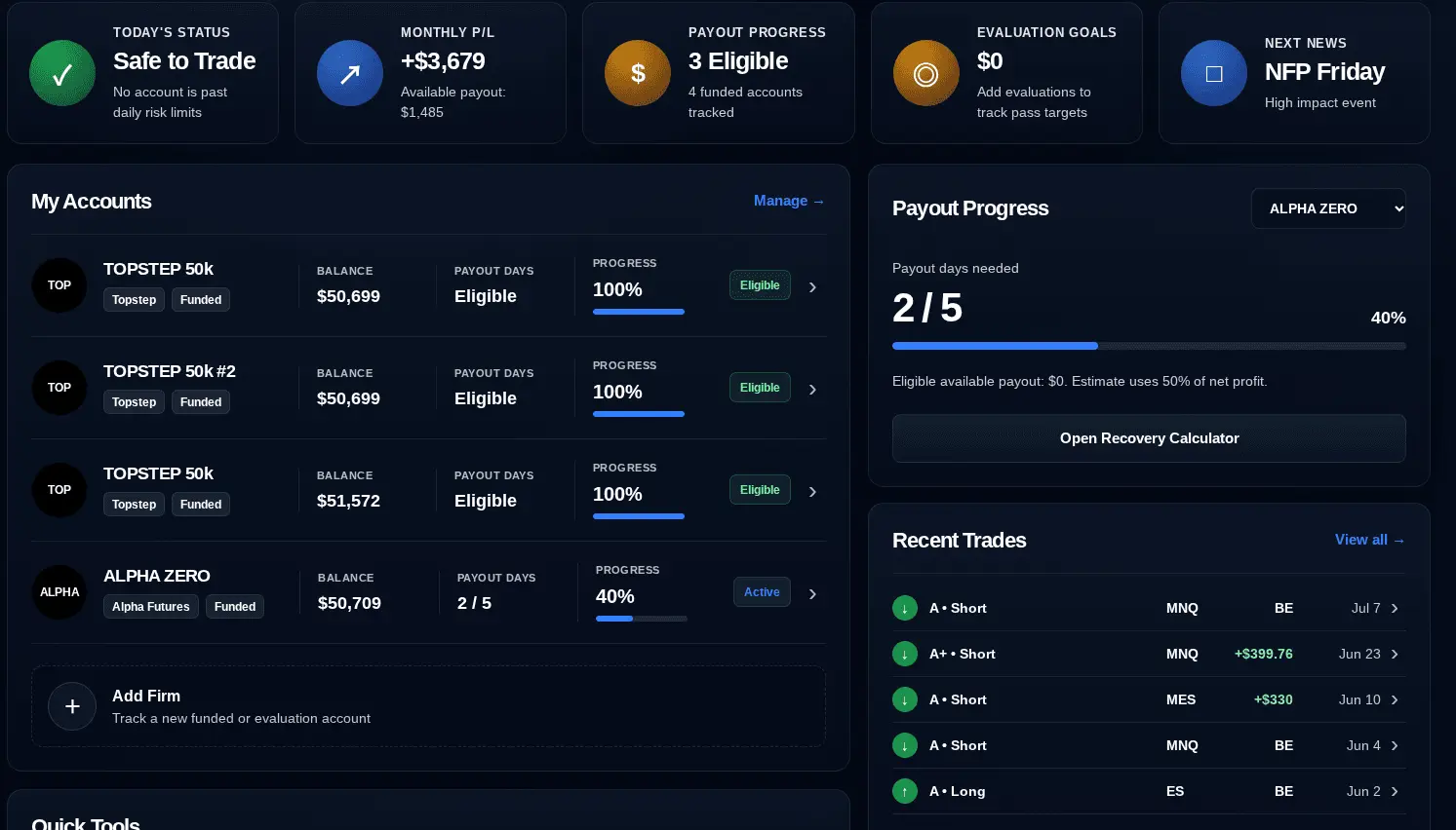 Screenshot 1 of TradeArchive